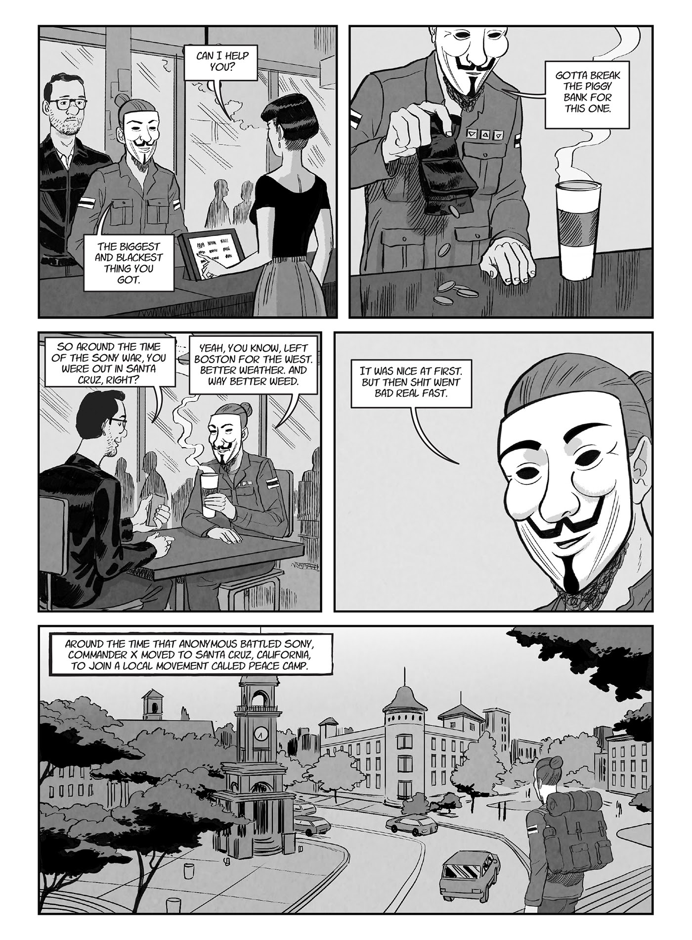 Read online A for Anonymous: How a Mysterious Hacker Collective Transformed the World comic -  Issue # TPB - 60