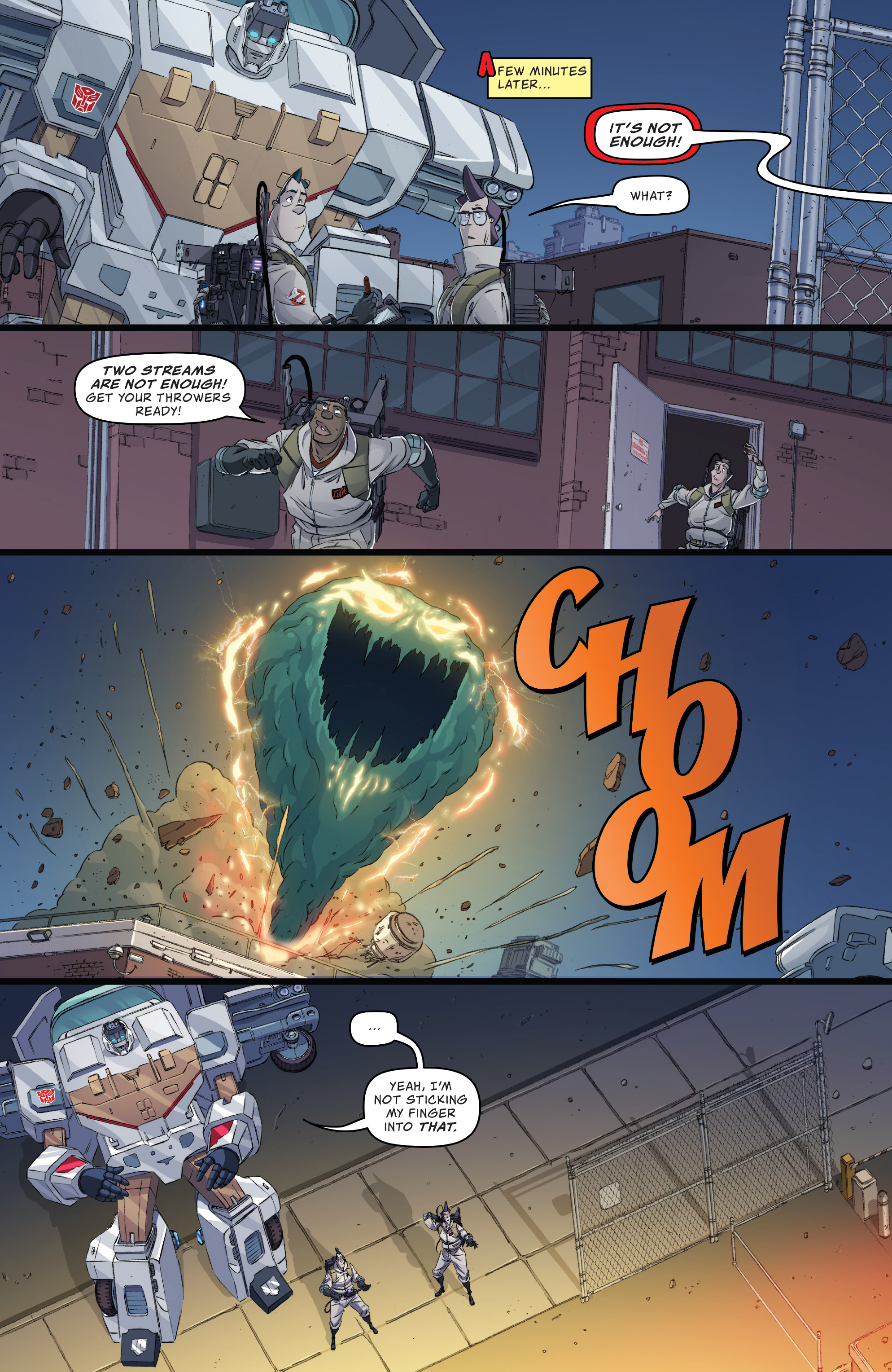 Read online Transformers/Ghostbusters comic -  Issue #3 - 19
