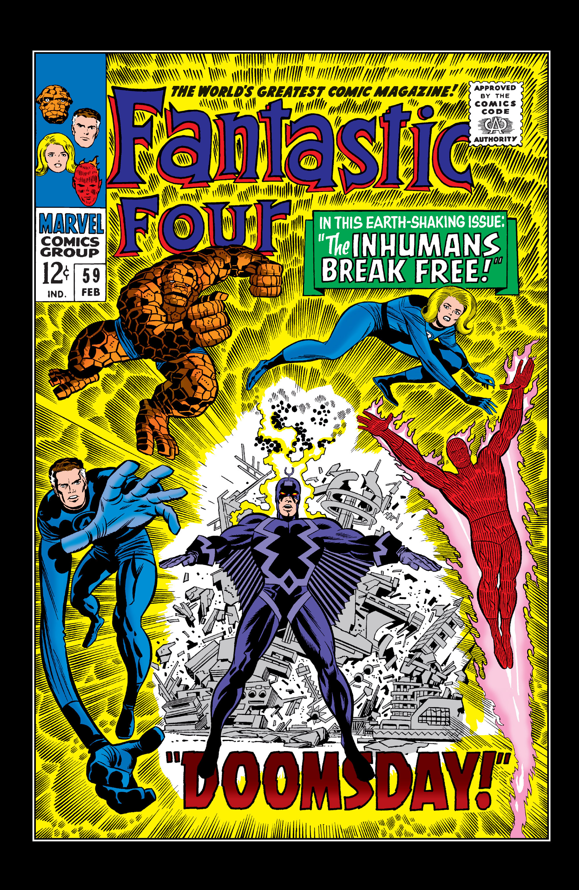 Read online Marvel Masterworks: The Fantastic Four comic -  Issue # TPB 6 (Part 2) - 94