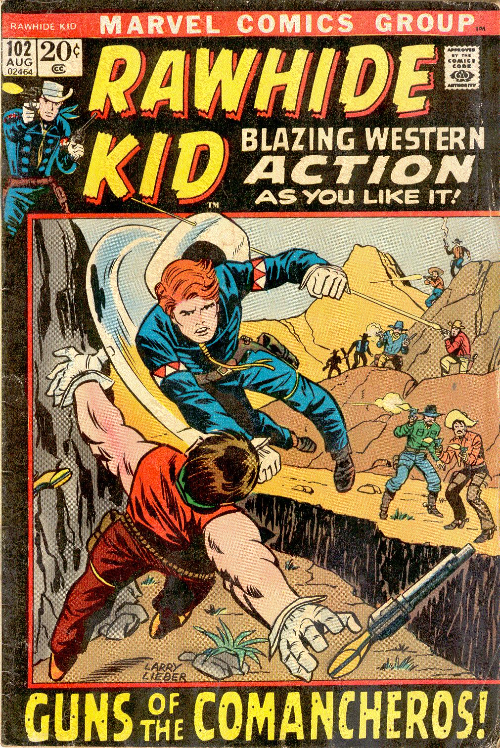 Read online The Rawhide Kid comic -  Issue #102 - 1