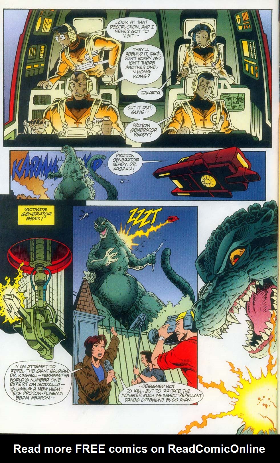 Read online Godzilla (1995) comic -  Issue #9 - 6