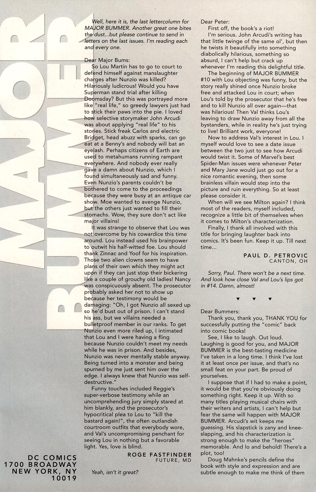 Read online Major Bummer comic -  Issue #15 - 24