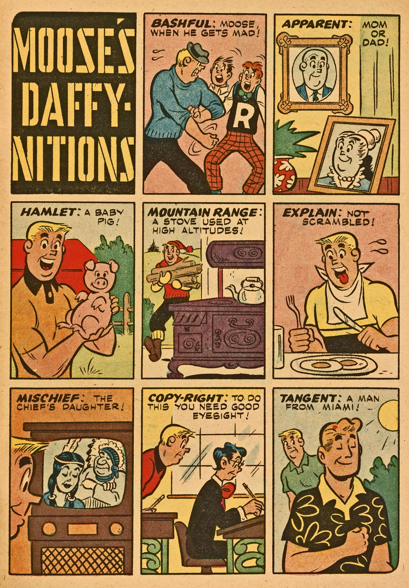 Read online Archie's Joke Book Magazine comic -  Issue #42 - 37