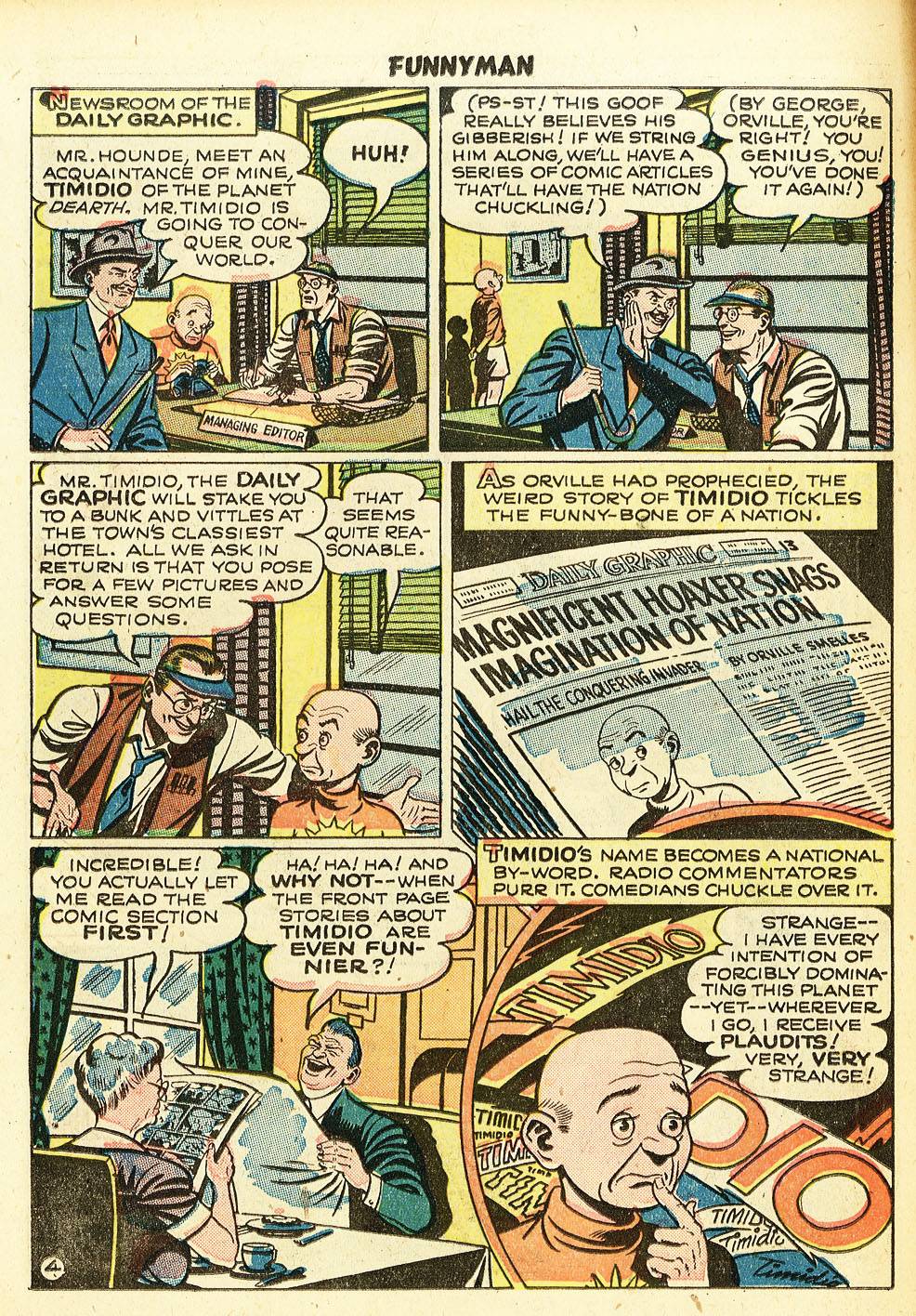 Read online Funnyman comic -  Issue #3 - 6