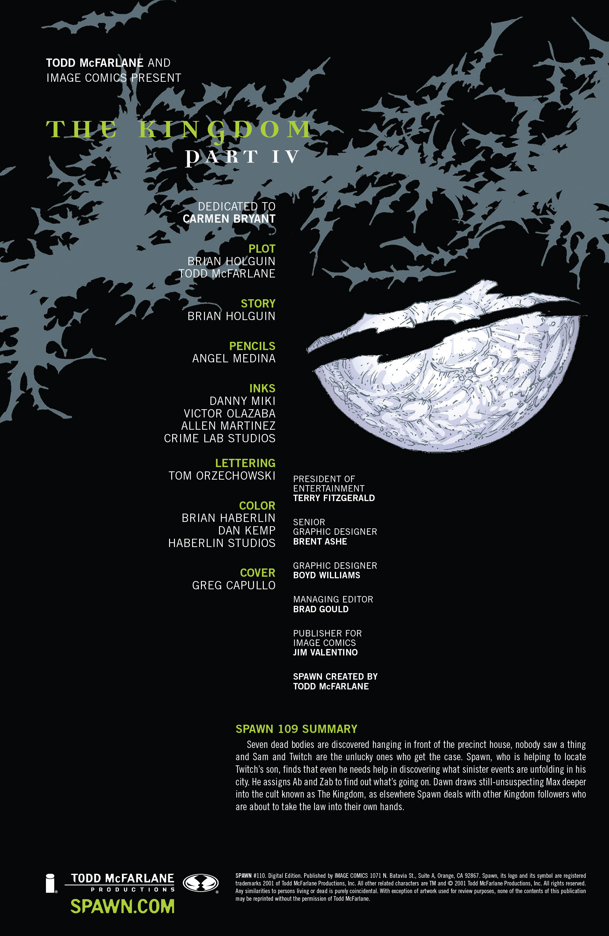 Read online Spawn comic -  Issue #110 - 2