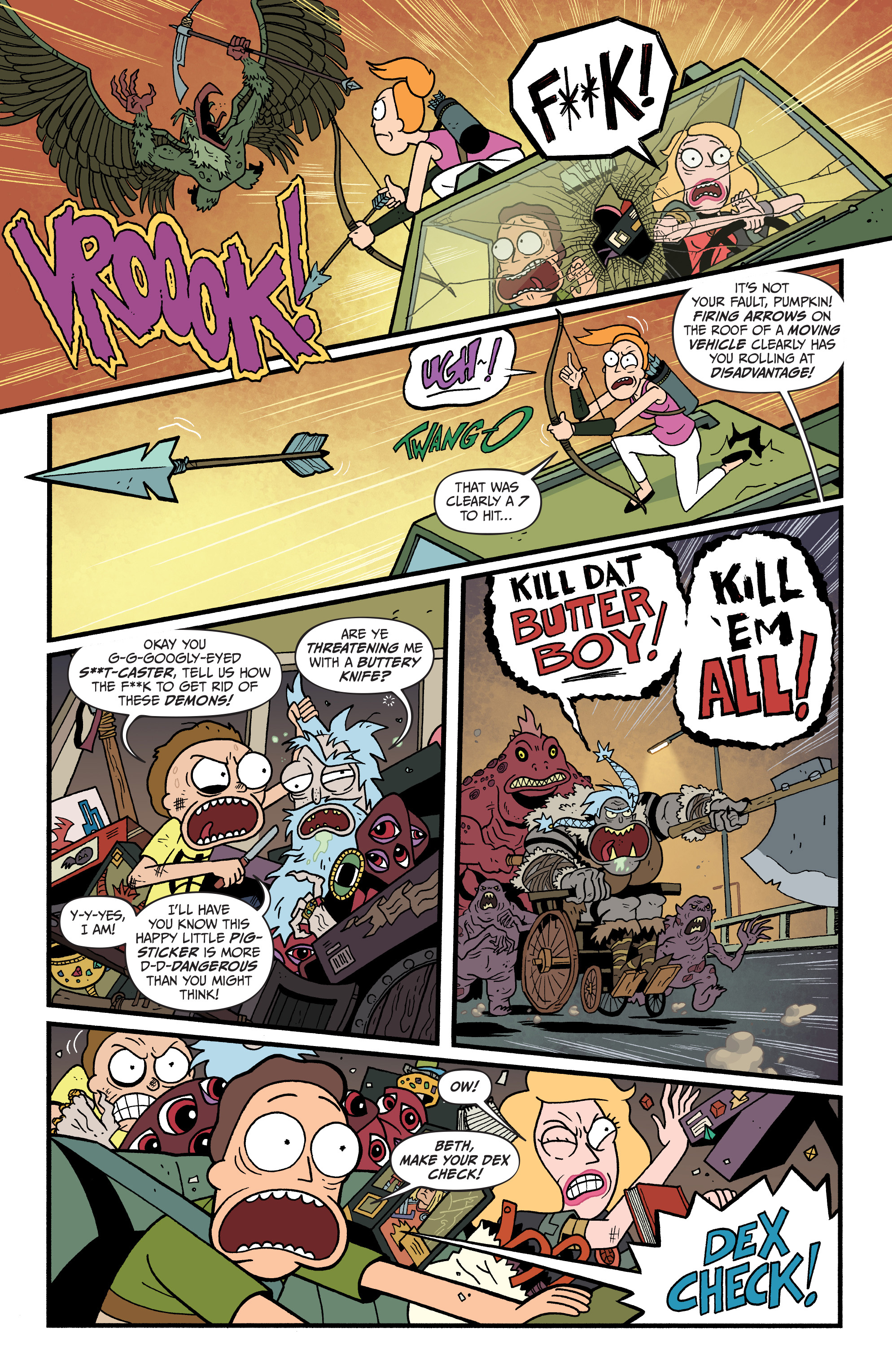 Read online Rick and Morty vs. Dungeons & Dragons II: Painscape comic -  Issue #3 - 11