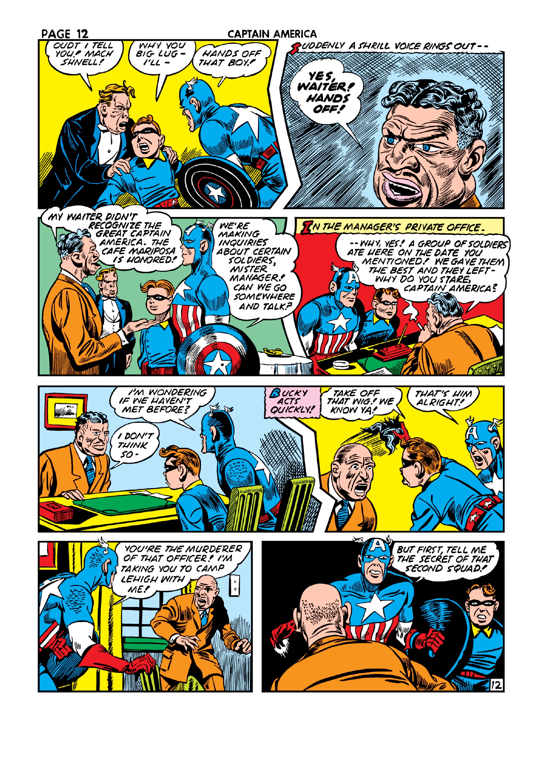 Read online Marvel Masterworks: Golden Age Captain America comic -  Issue # TPB 3 (Part 2) - 53