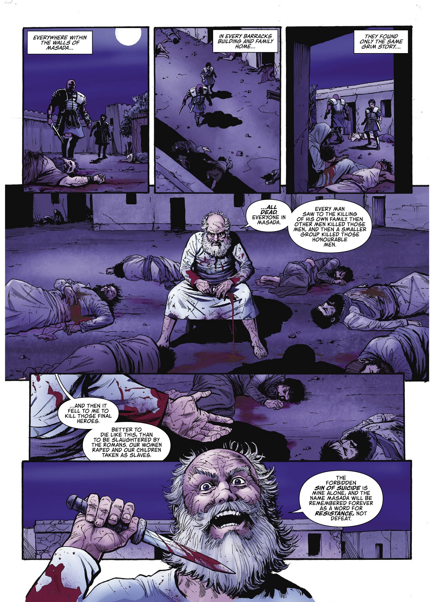 Read online Aquila: The Burning Fields comic -  Issue # TPB - 61