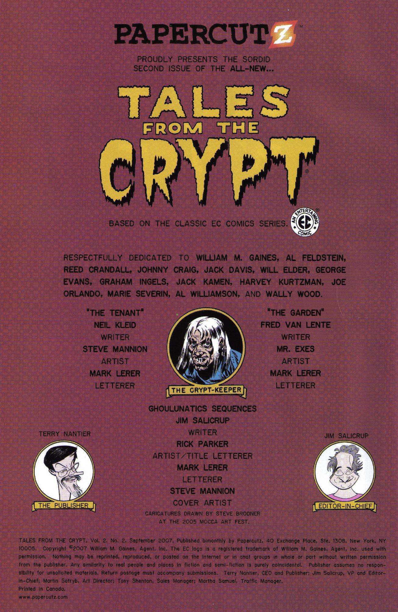 Read online Tales From The Crypt (2007) comic -  Issue #2 - 2