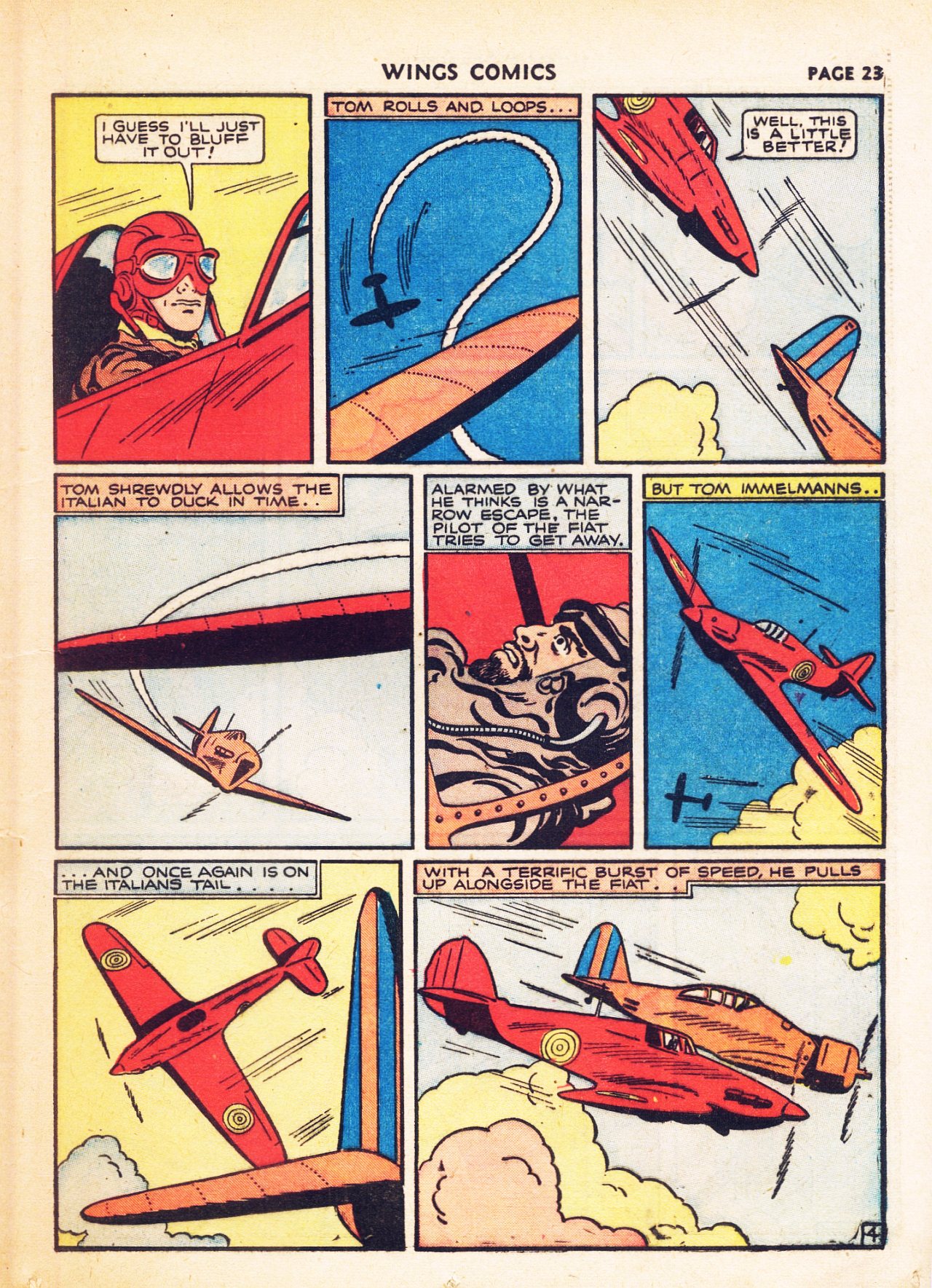 Read online Wings Comics comic -  Issue #8 - 25