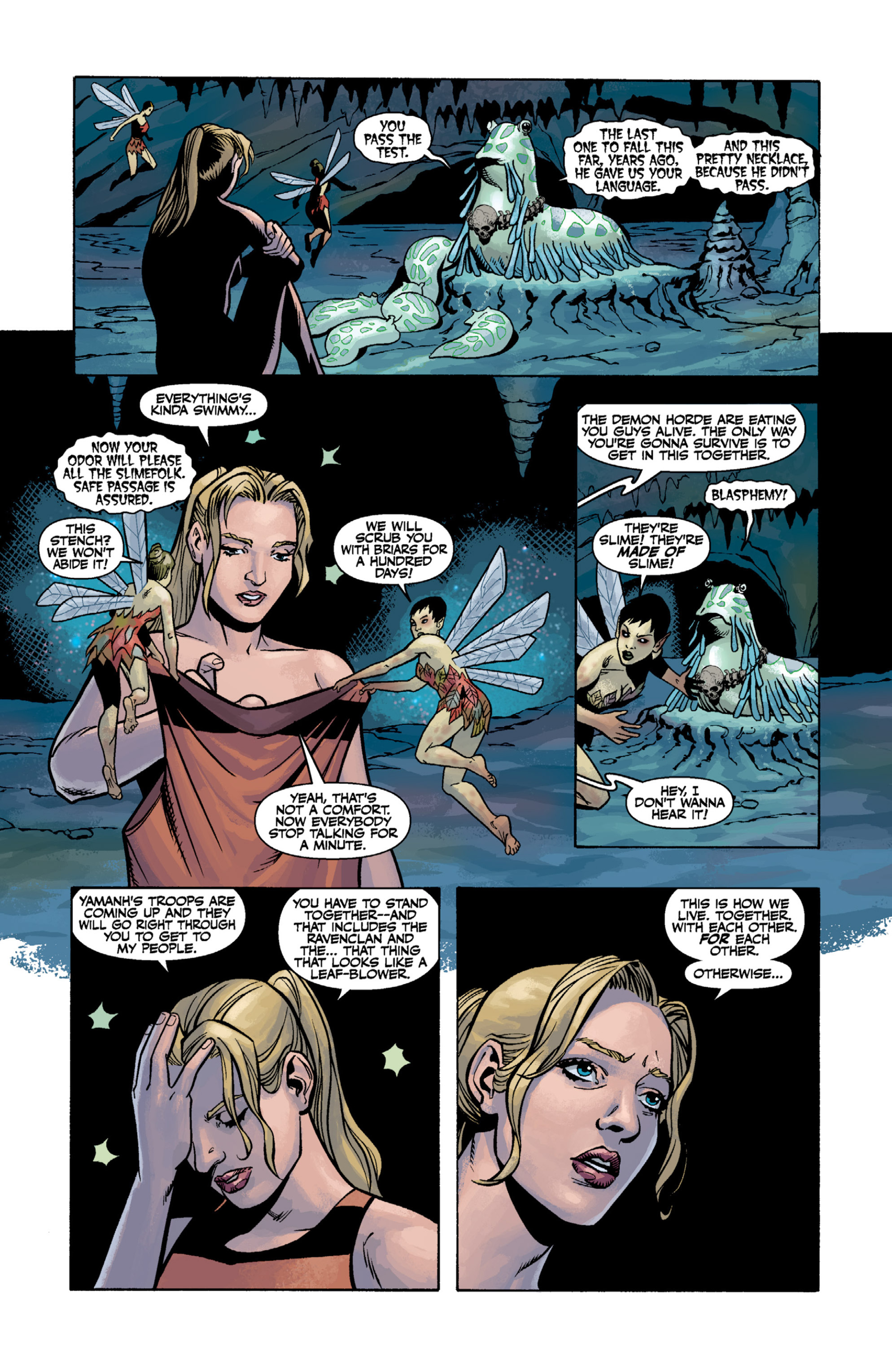 Read online Buffy the Vampire Slayer Season Eight comic -  Issue # _TPB 1 - The Long Way Home - 113
