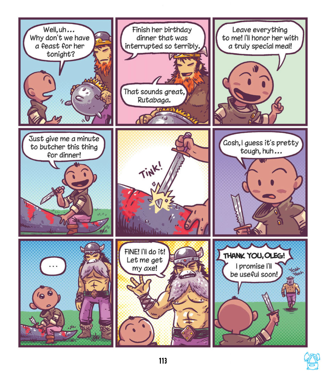 Read online Rutabaga: The Adventure Chef comic -  Issue # TPB 1 - 115