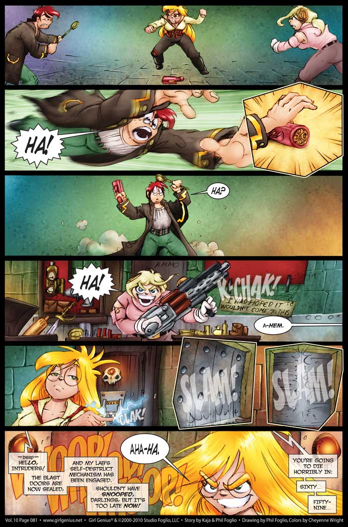 Read online Girl Genius (2002) comic -  Issue #10 - 82