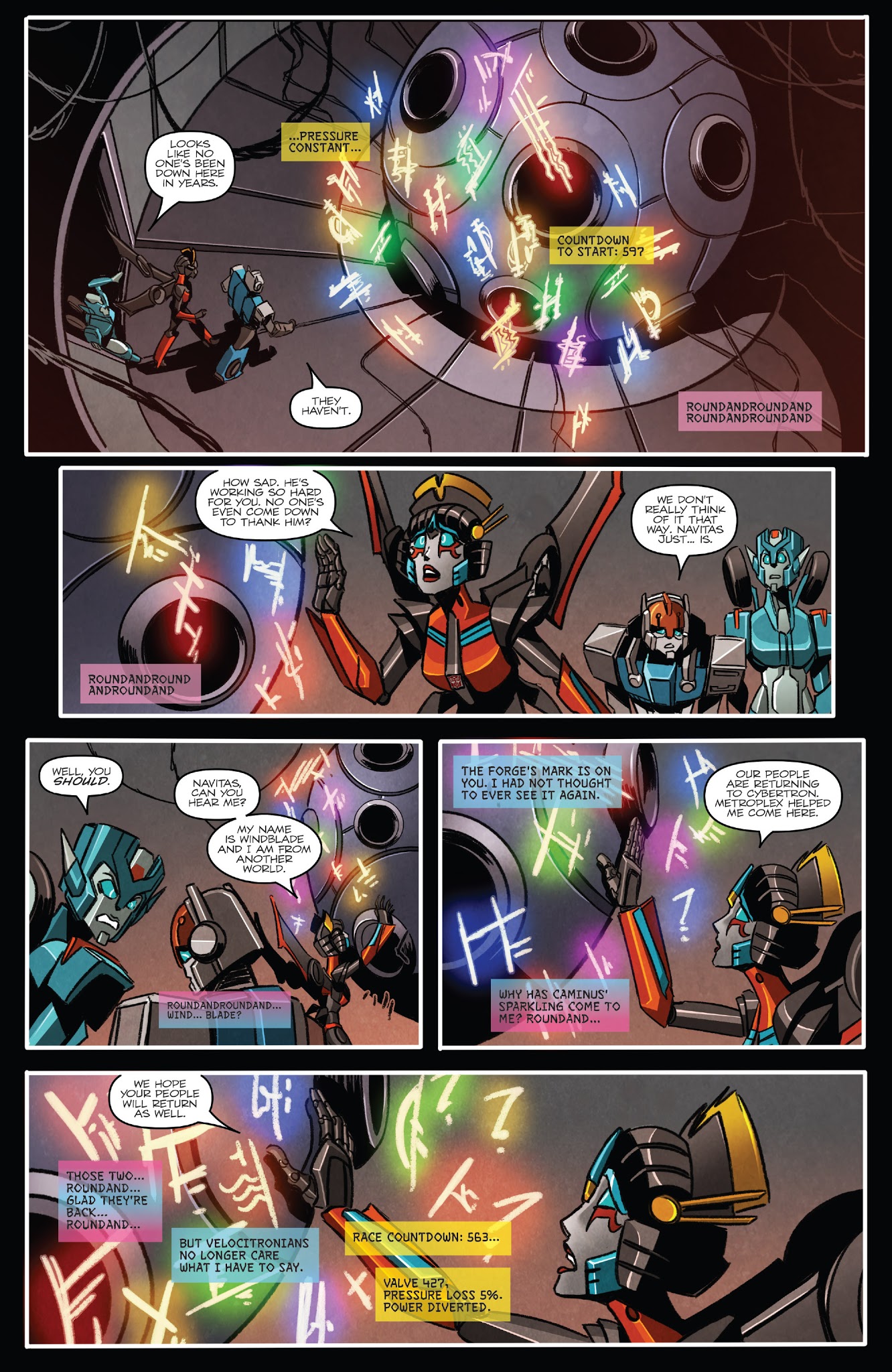 Read online The Transformers: Windblade (2018) comic -  Issue # TPB - 206