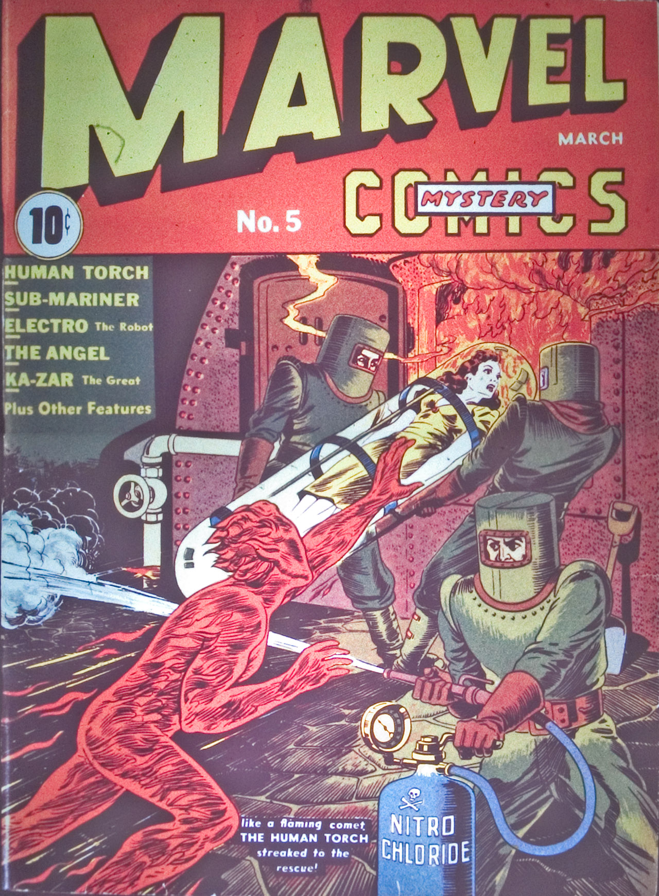 Read online Marvel Mystery Comics comic -  Issue #5 - 1