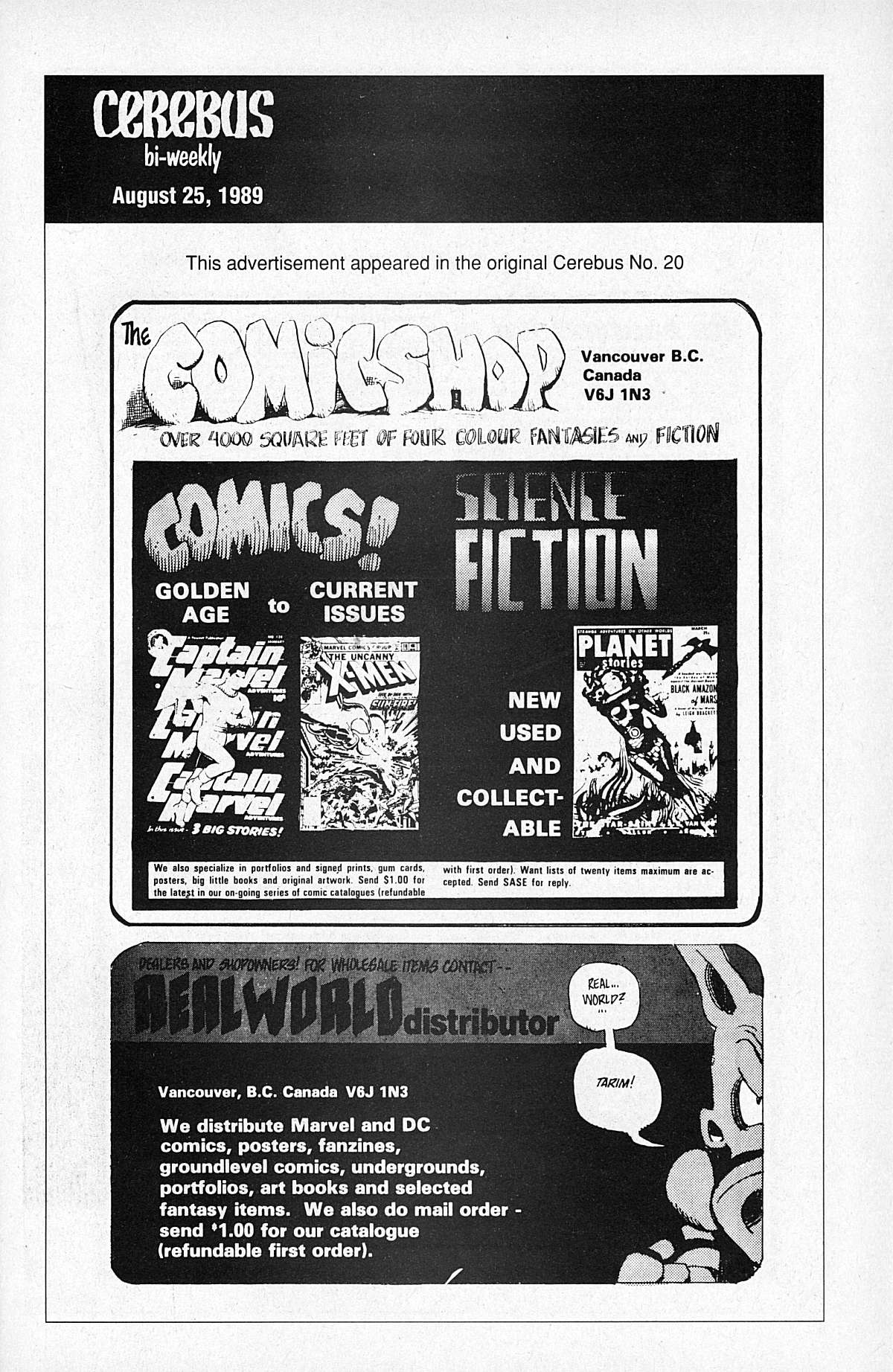 Read online Cerebus comic -  Issue #20 - 25