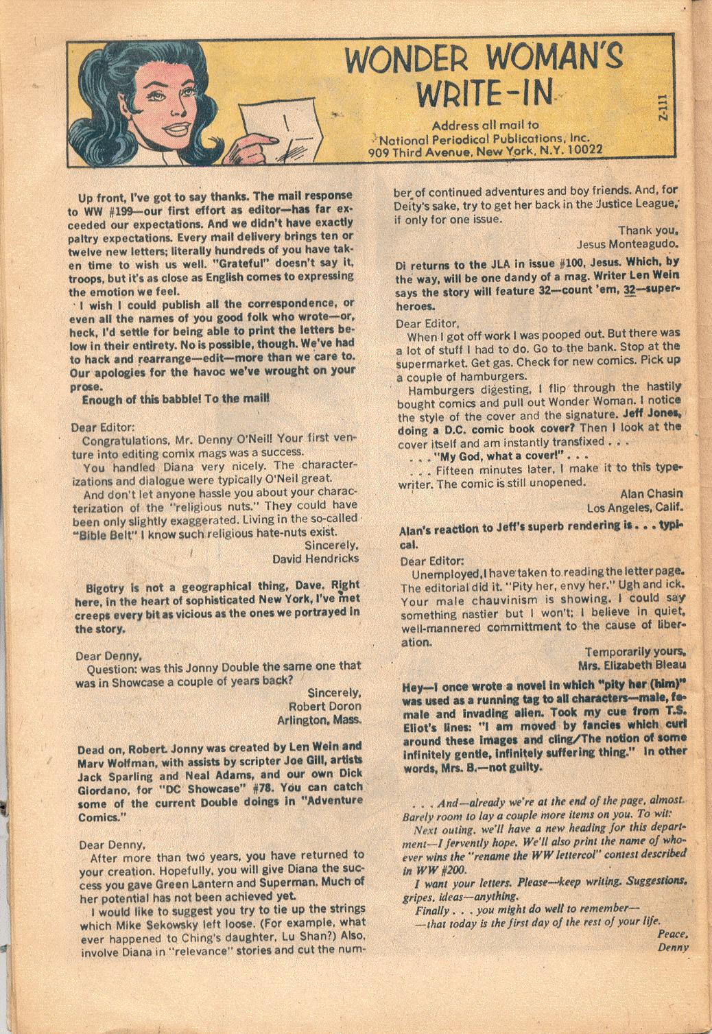 Read online Wonder Woman (1942) comic -  Issue #201 - 26