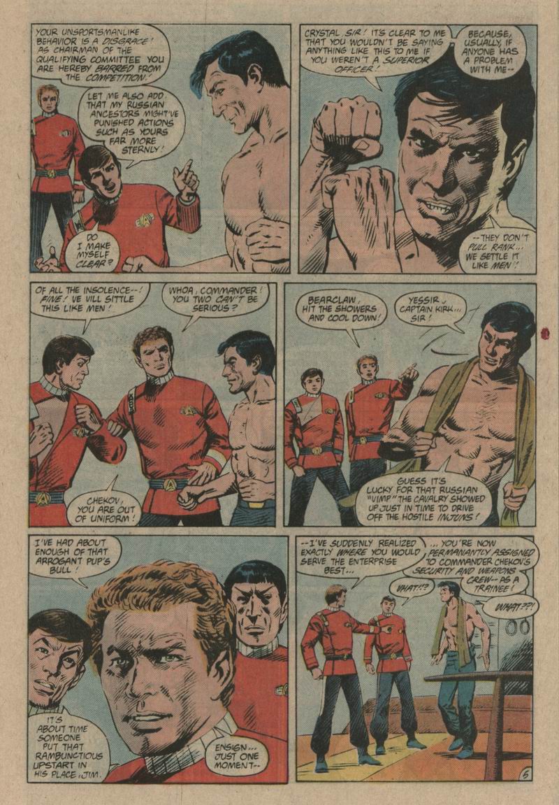 Read online Star Trek (1984) comic -  Issue #41 - 6
