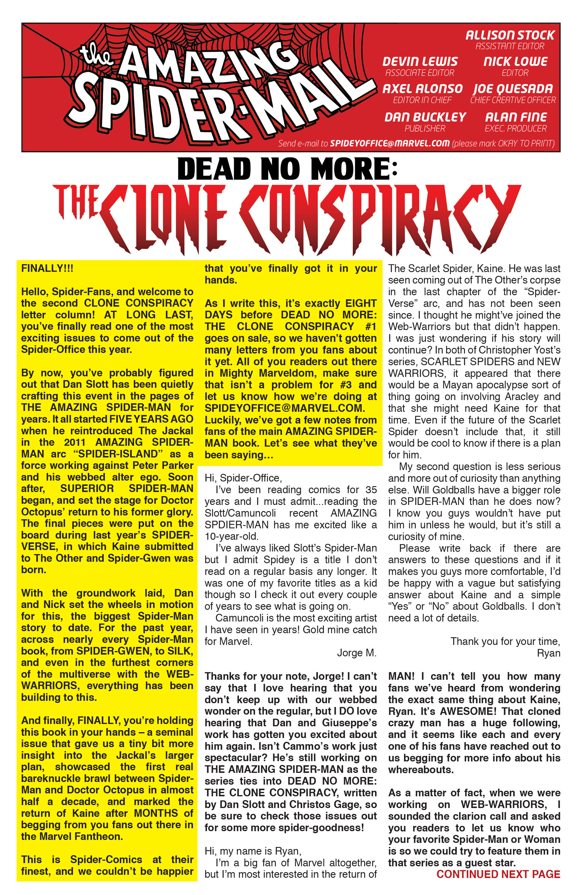 Read online The Clone Conspiracy comic -  Issue #2 - 20