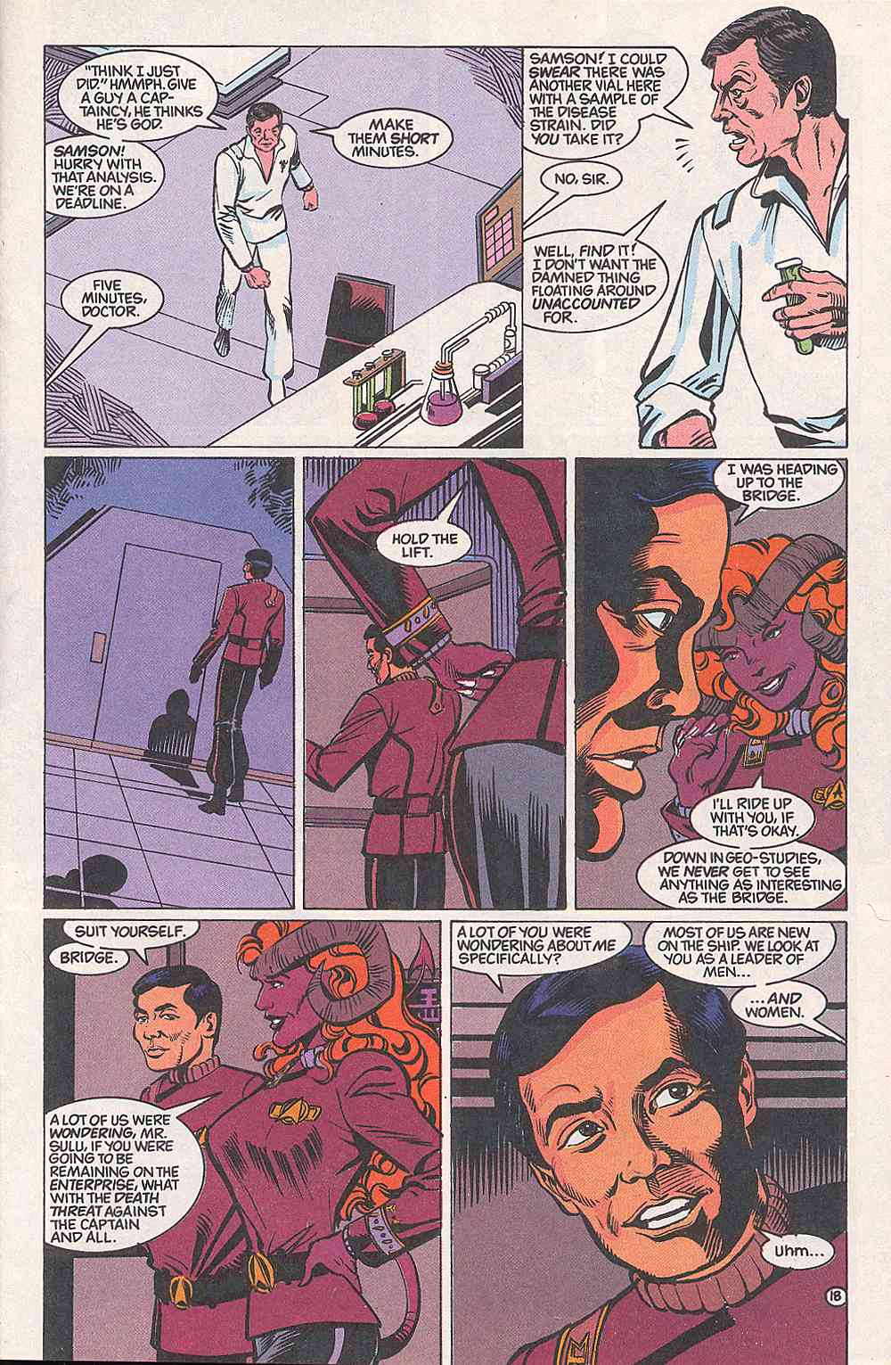 Read online Star Trek (1989) comic -  Issue #6 - 18