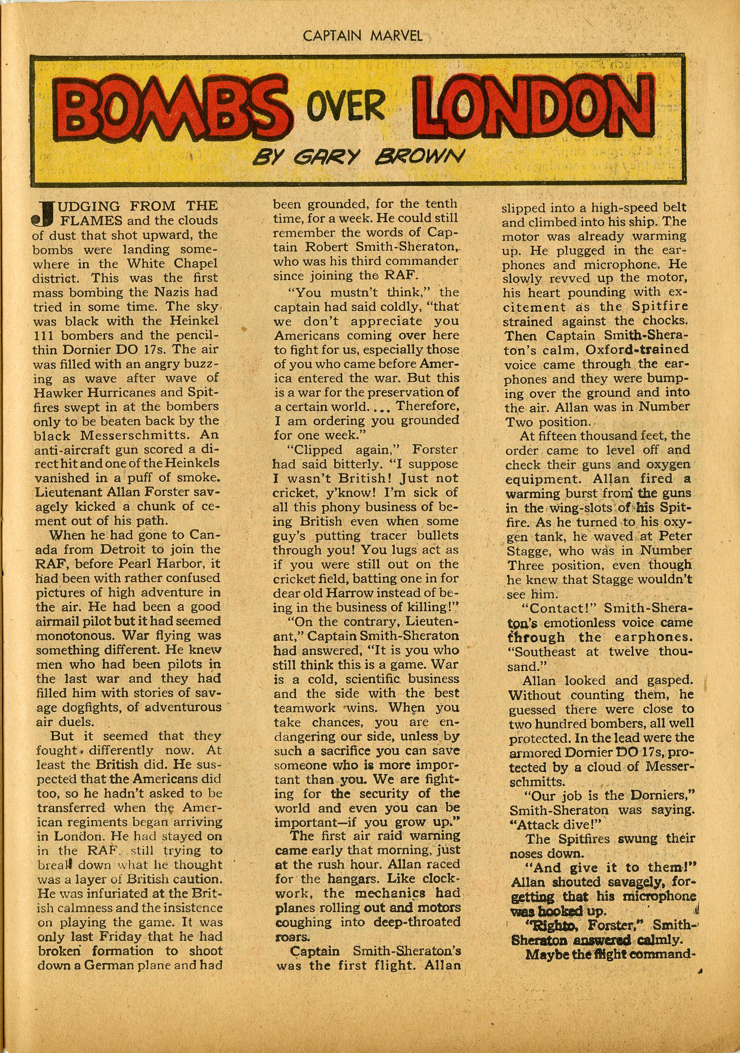 Read online Captain Marvel Adventures comic -  Issue #36 - 39