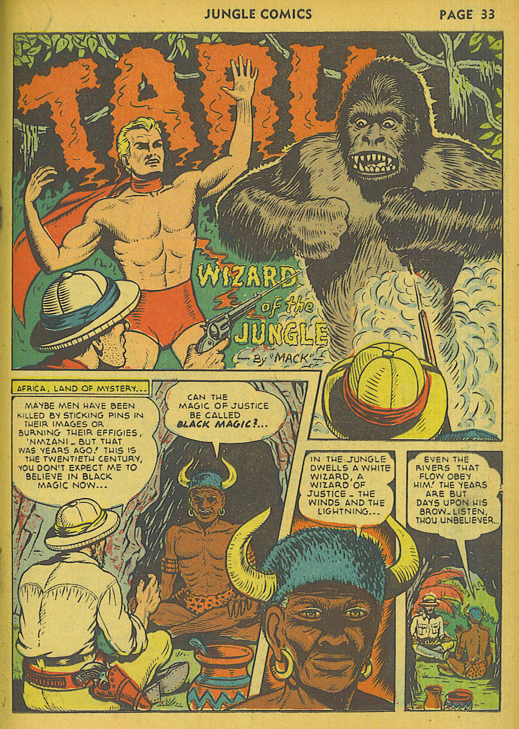 Read online Jungle Comics comic -  Issue #30 - 37