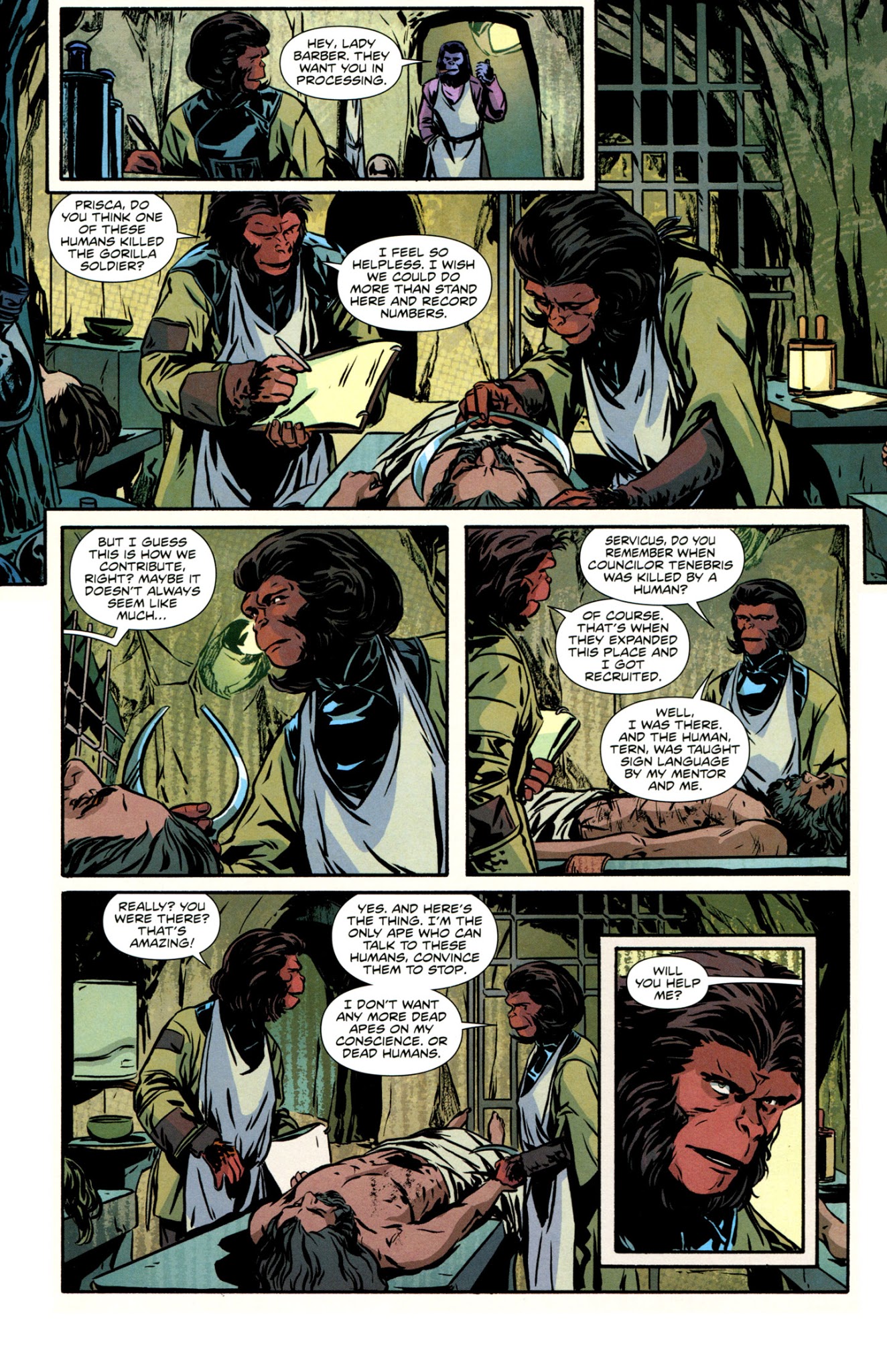 Read online Exile on the Planet of the Apes comic -  Issue #1 - 21