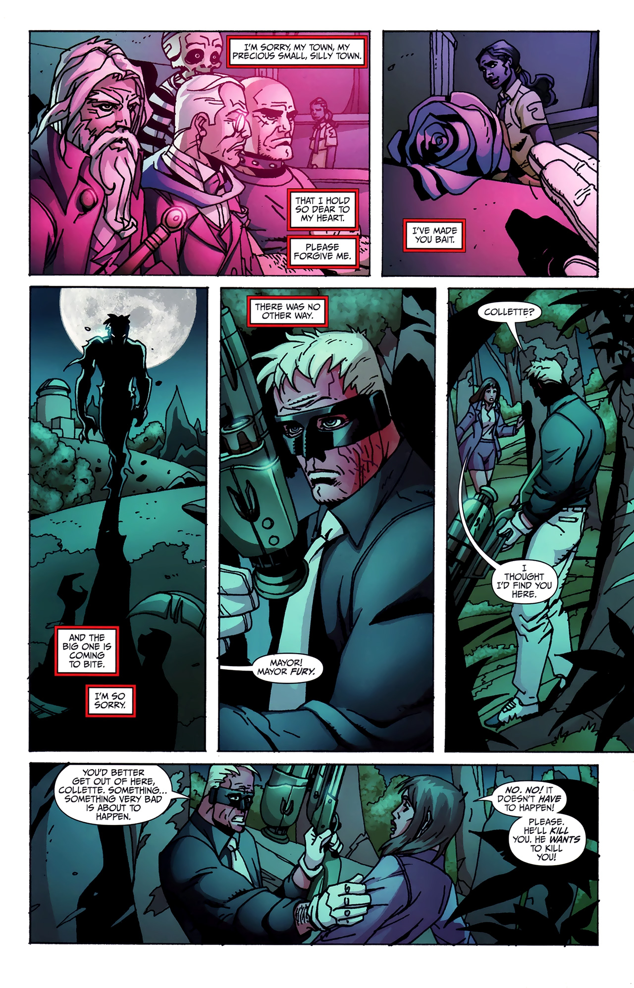 Read online Welcome To Tranquility: One Foot In The Grave comic -  Issue #6 - 13