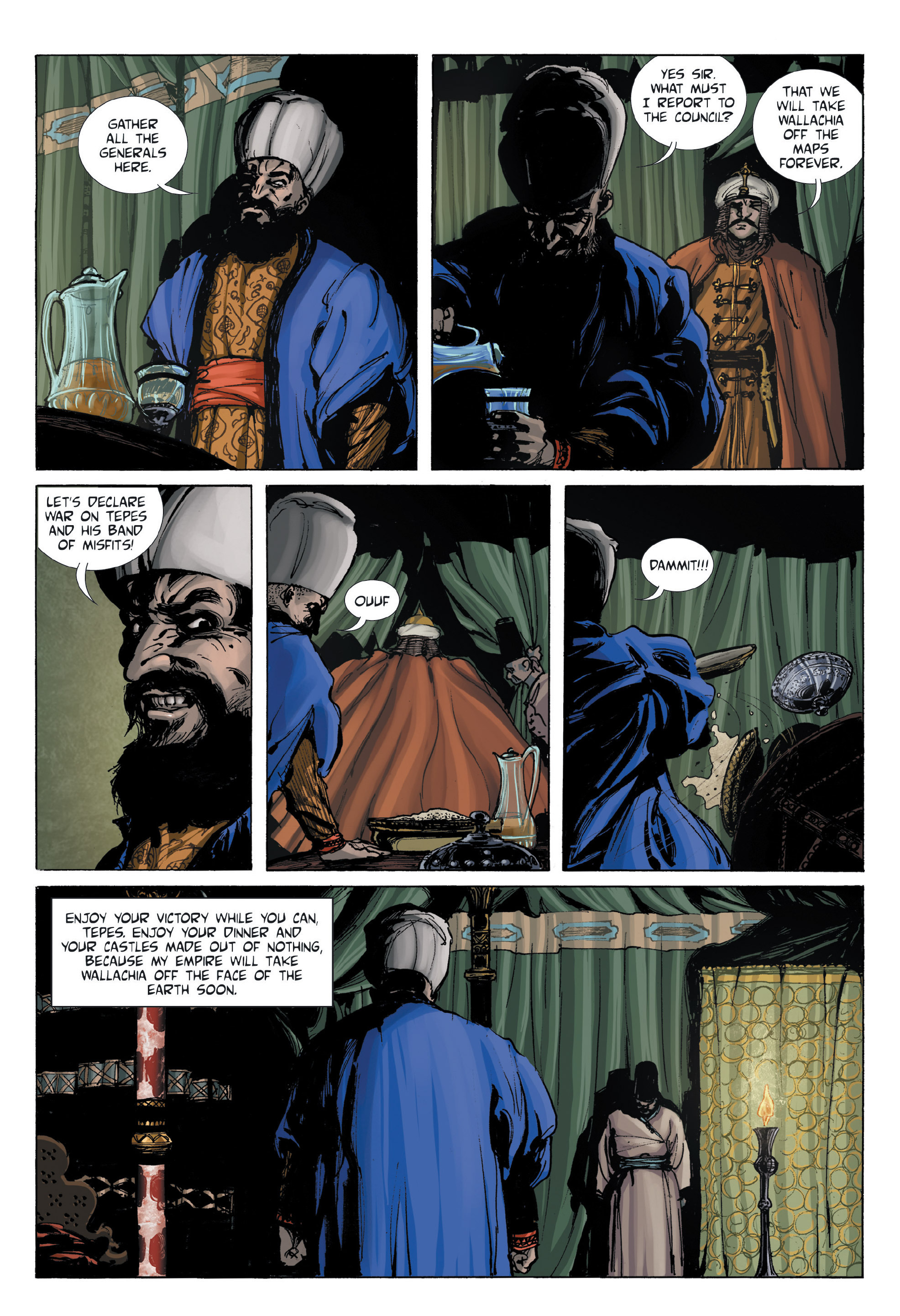Read online Voivod: The True Story of Vlad the Impaler comic -  Issue # TPB - 120
