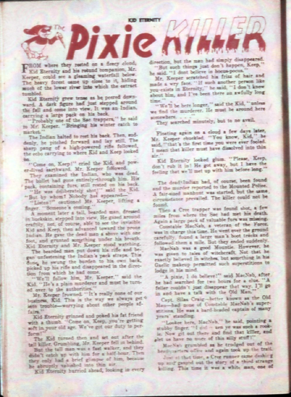 Read online Kid Eternity (1946) comic -  Issue #10 - 34