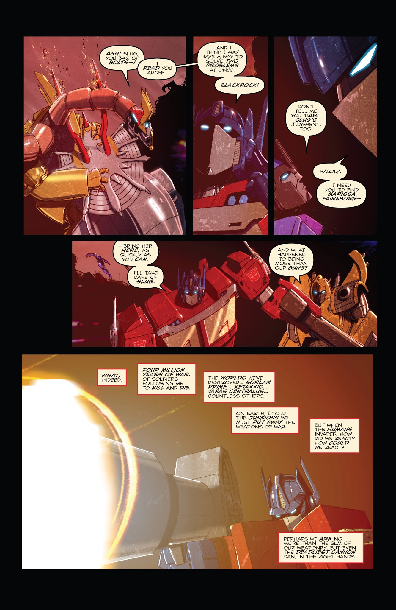 Read online Optimus Prime comic -  Issue #14 - 15