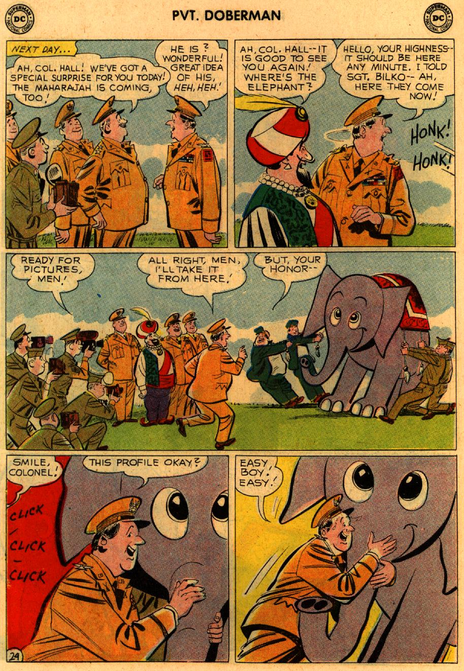 Read online Sgt. Bilko's Pvt. Doberman comic -  Issue #9 - 30