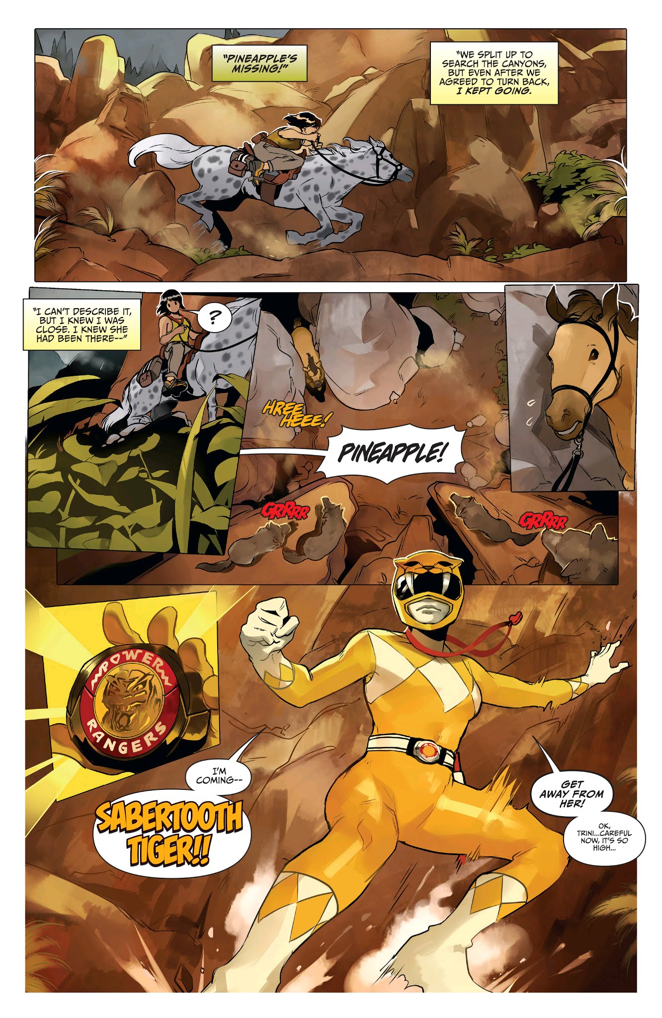 Read online Saban's Go Go Power Rangers: Back To School comic -  Issue # Full - 16
