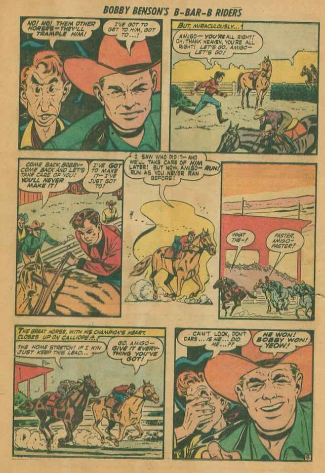 Read online Bobby Benson's B-Bar-B Riders comic -  Issue #11 - 8