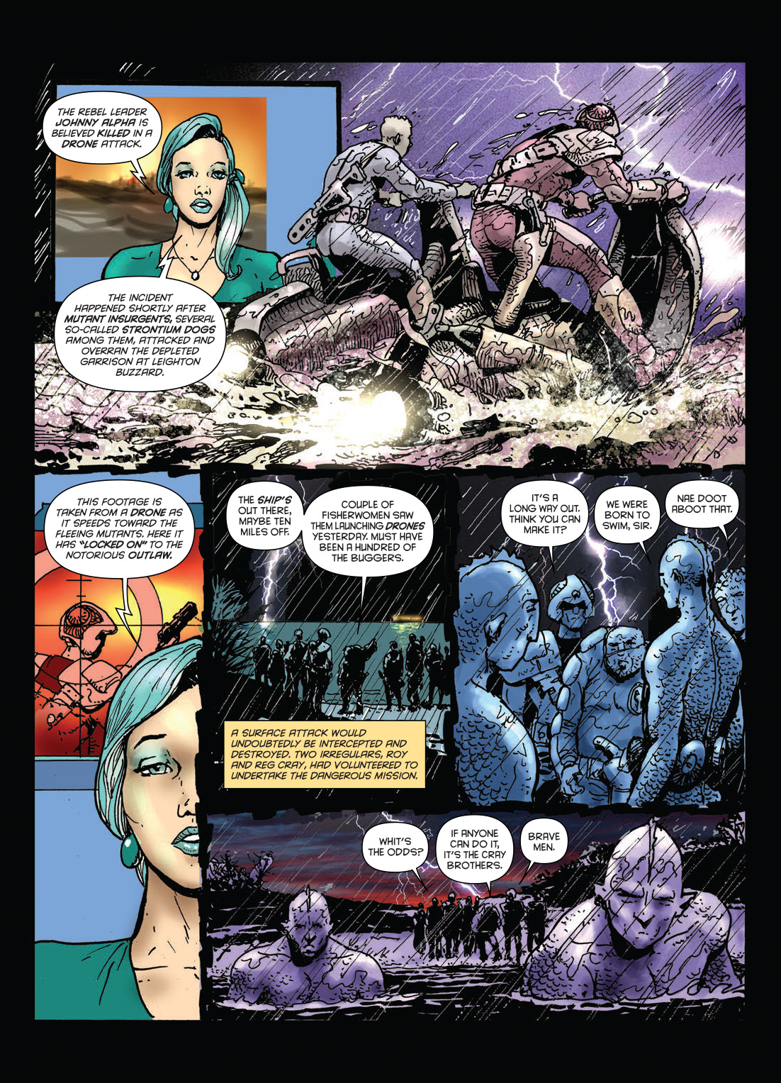 Read online Strontium Dog: The Life and Death of Johnny Alpha: Dogs of War comic -  Issue # TPB - 78