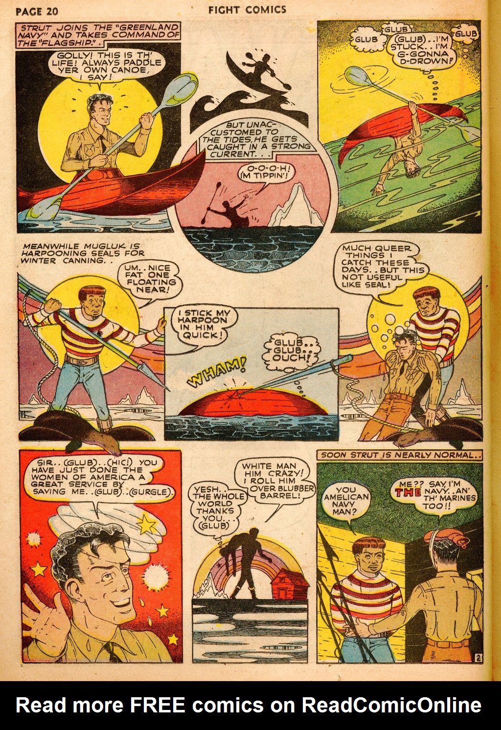 Read online Fight Comics comic -  Issue #15 - 21