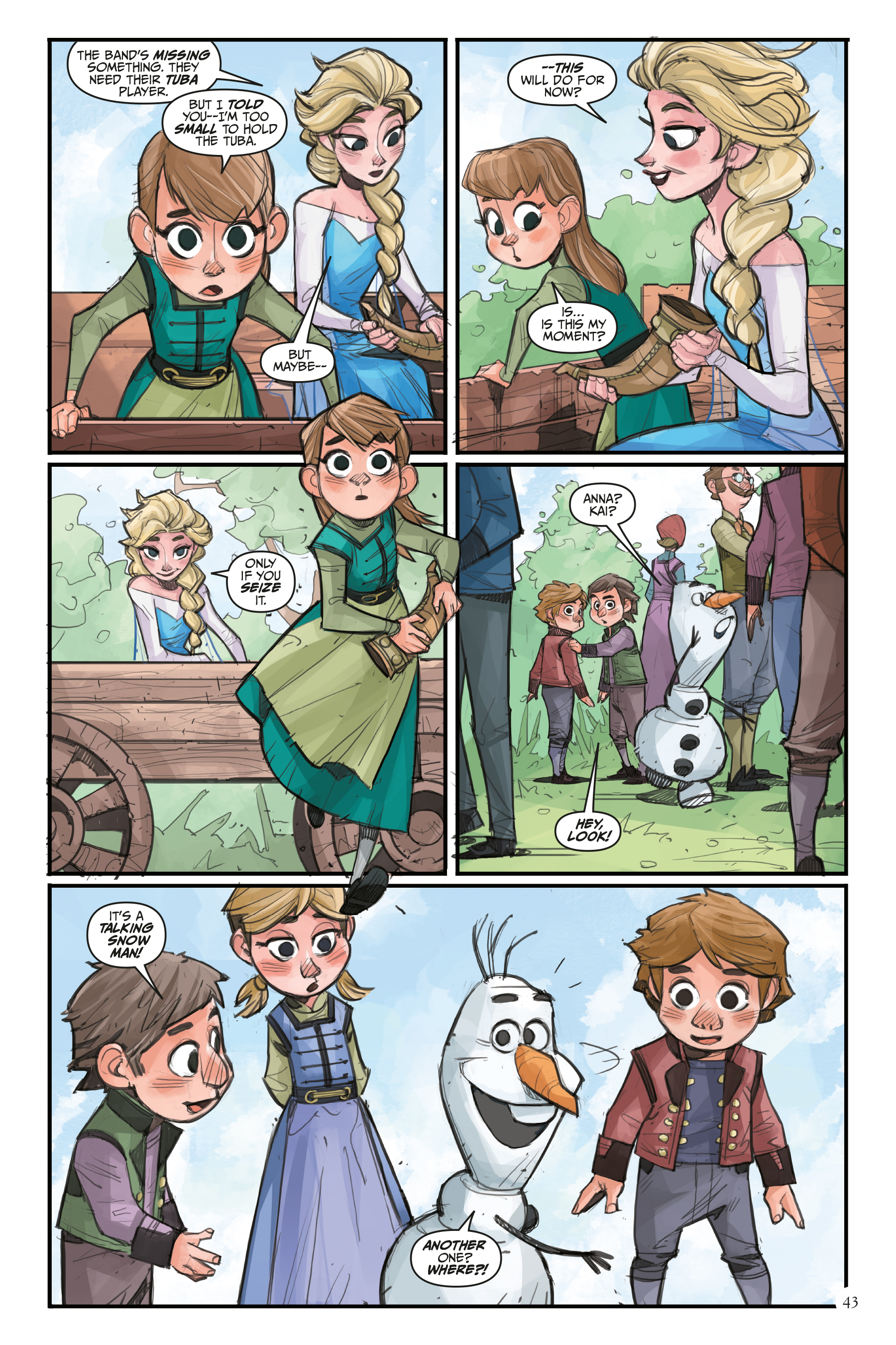 Read online Disney Frozen: Reunion Road comic -  Issue # _TPB - 42