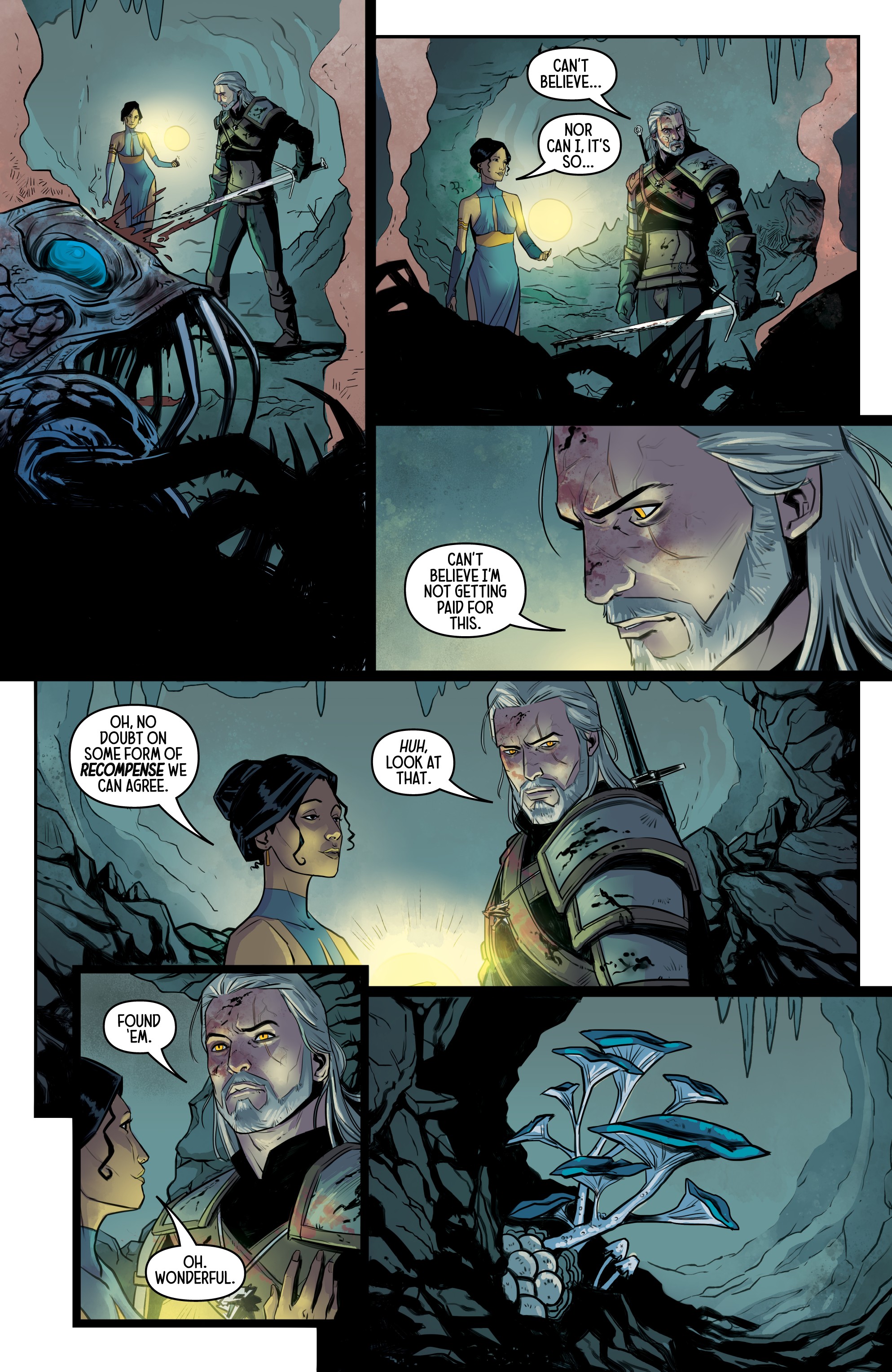Read online The Witcher: Of Flesh and Flame comic -  Issue #3 - 14