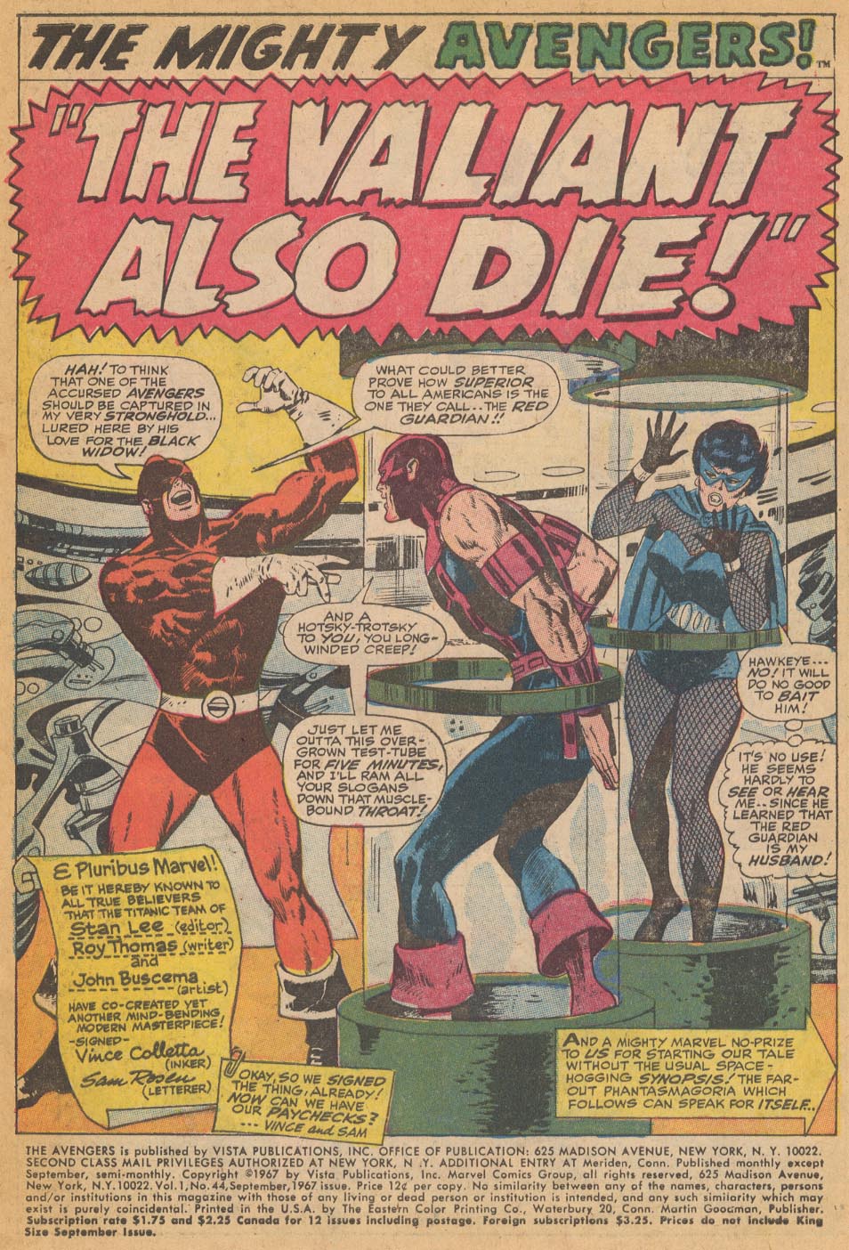 Read online The Avengers (1963) comic -  Issue #44 - 3