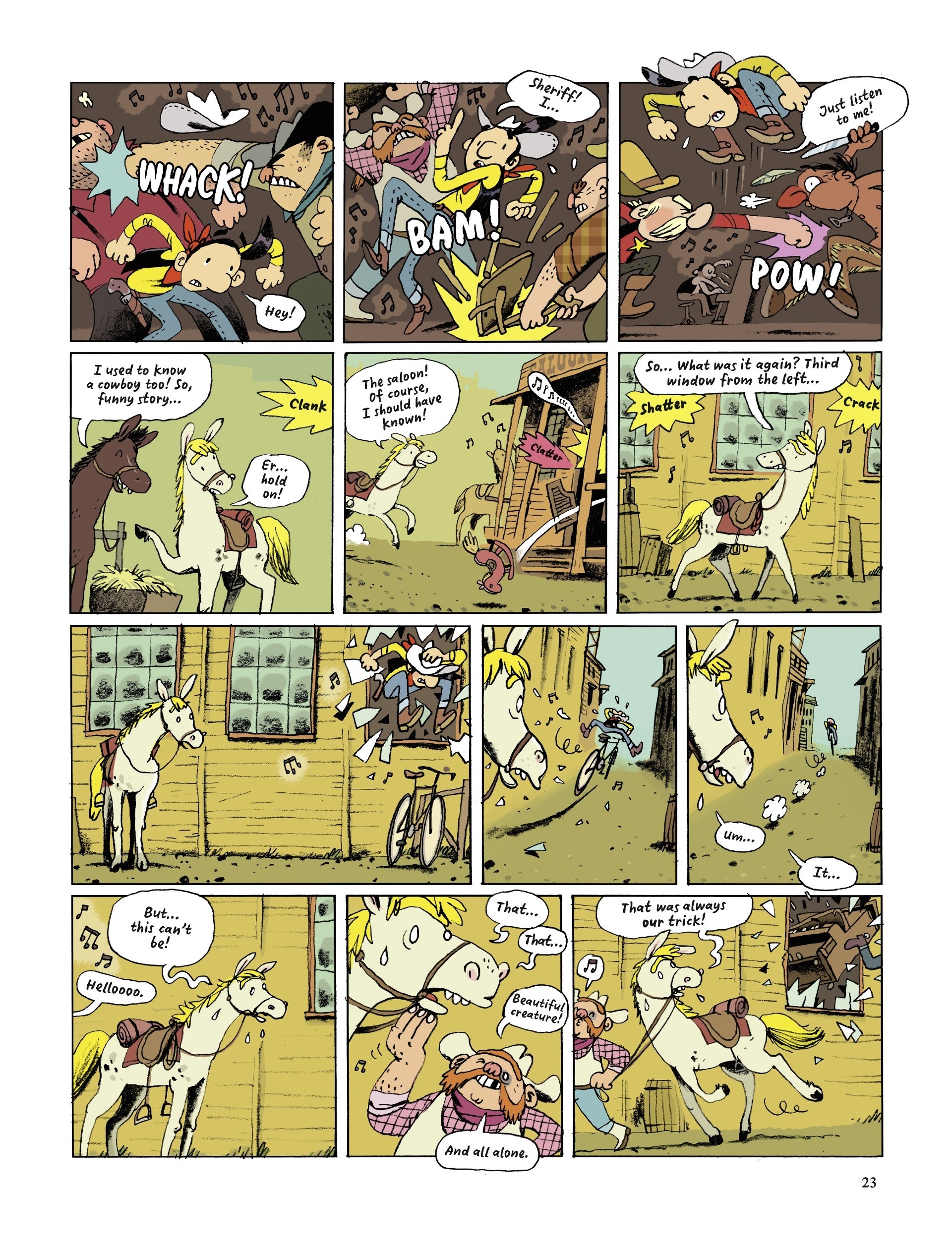 Read online Lucky Luke Saddles Up comic -  Issue # TPB - 23