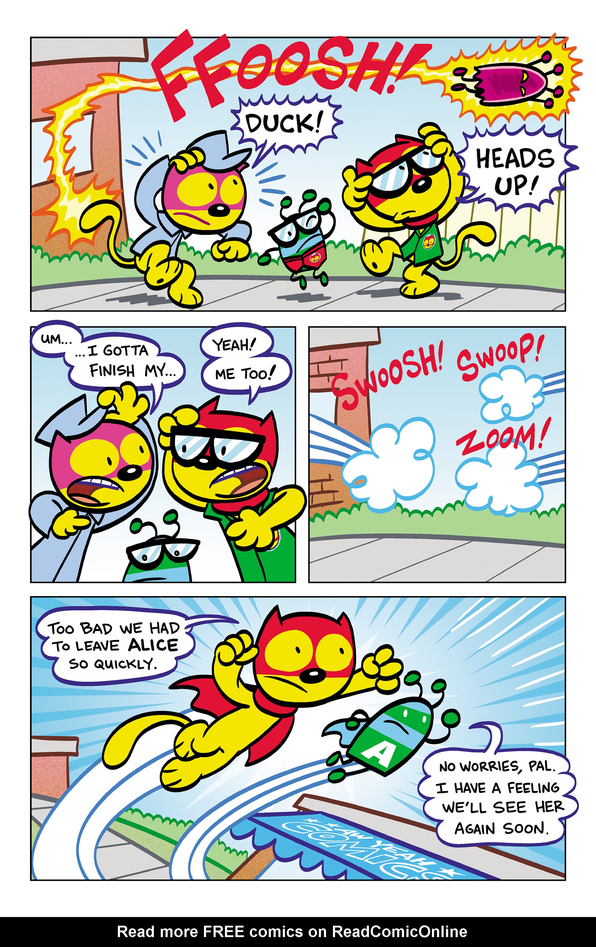 Read online Aw Yeah Comics: Action Cat & Adventure Bug comic -  Issue #4 - 7