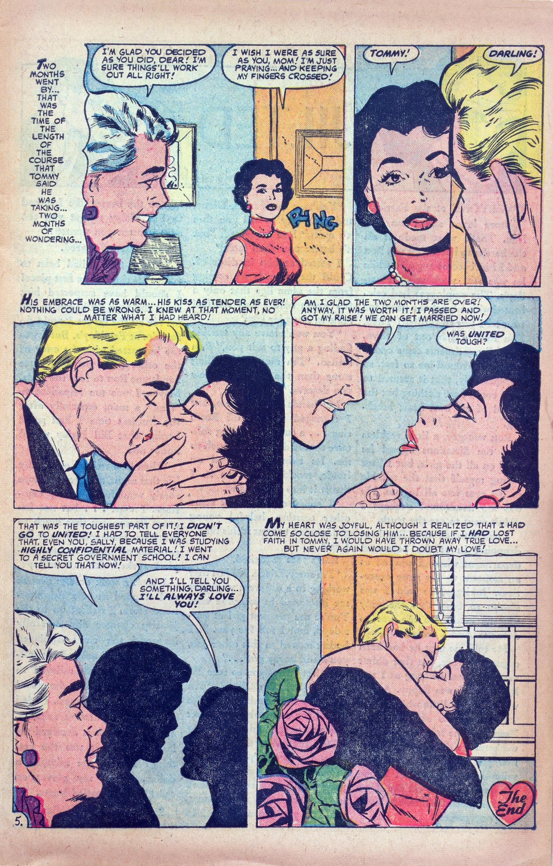 Read online Love Romances comic -  Issue #63 - 7