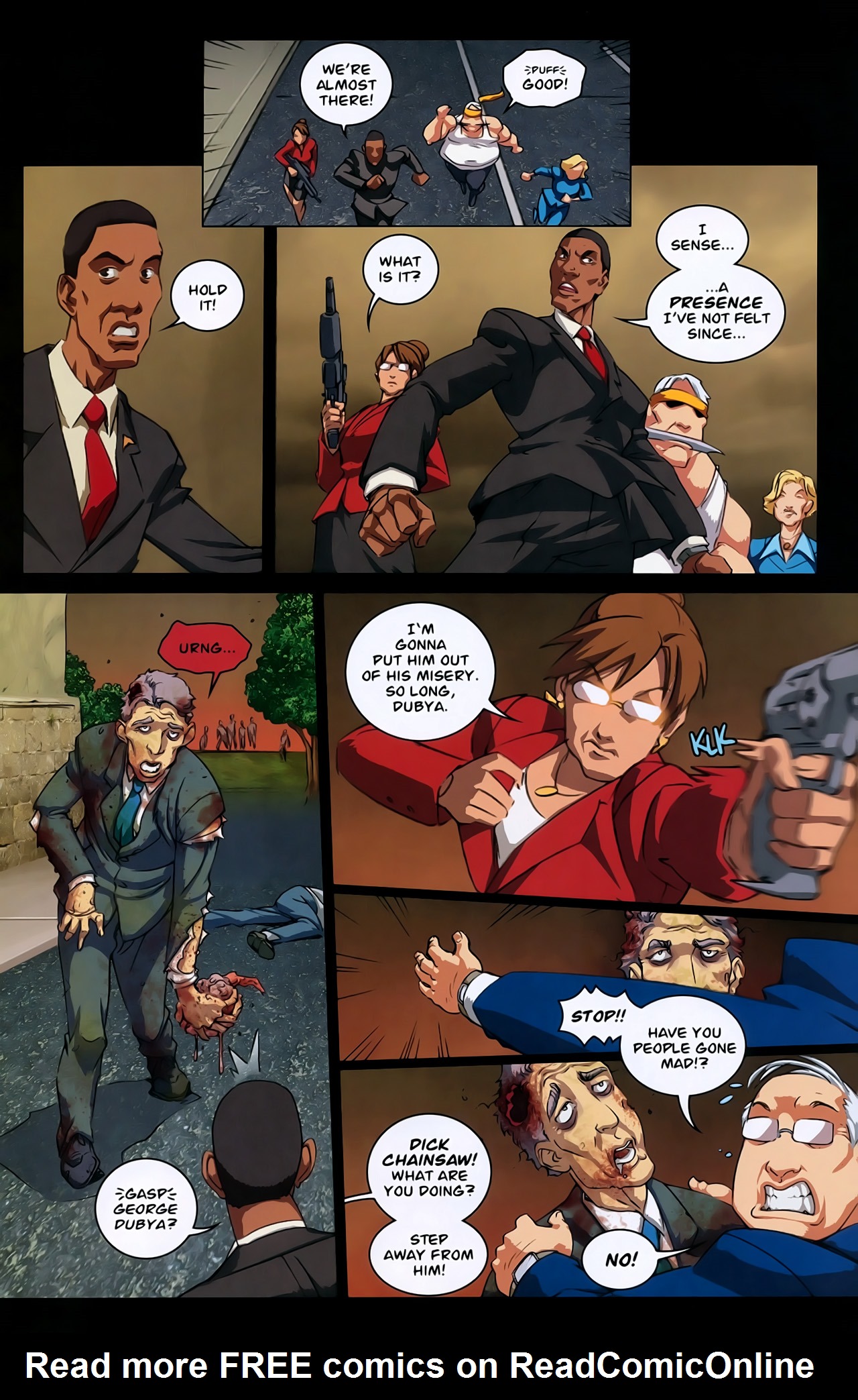 Read online President Evil comic -  Issue #1 - 18