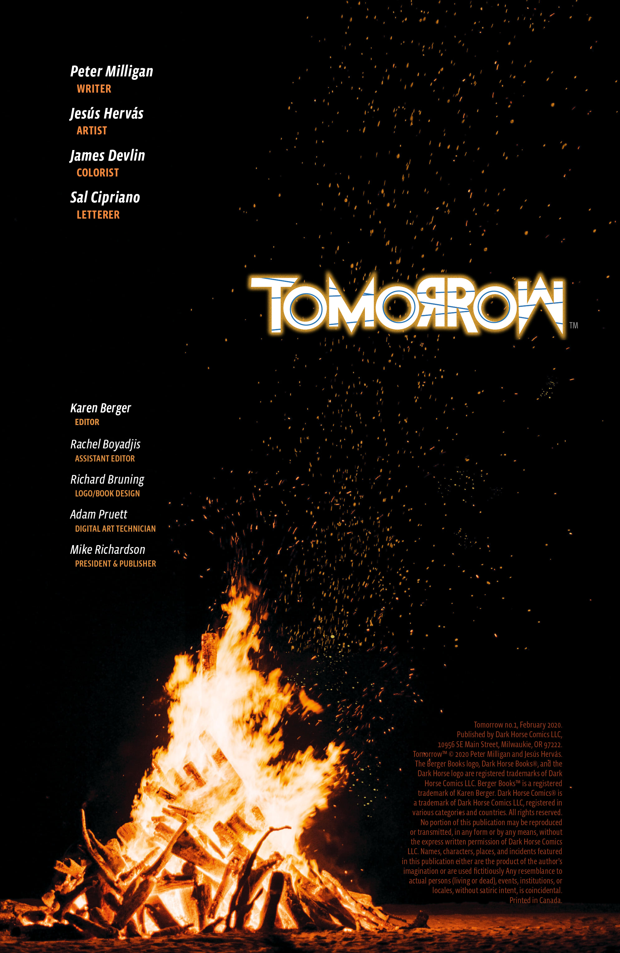 Read online Tomorrow comic -  Issue #1 - 2