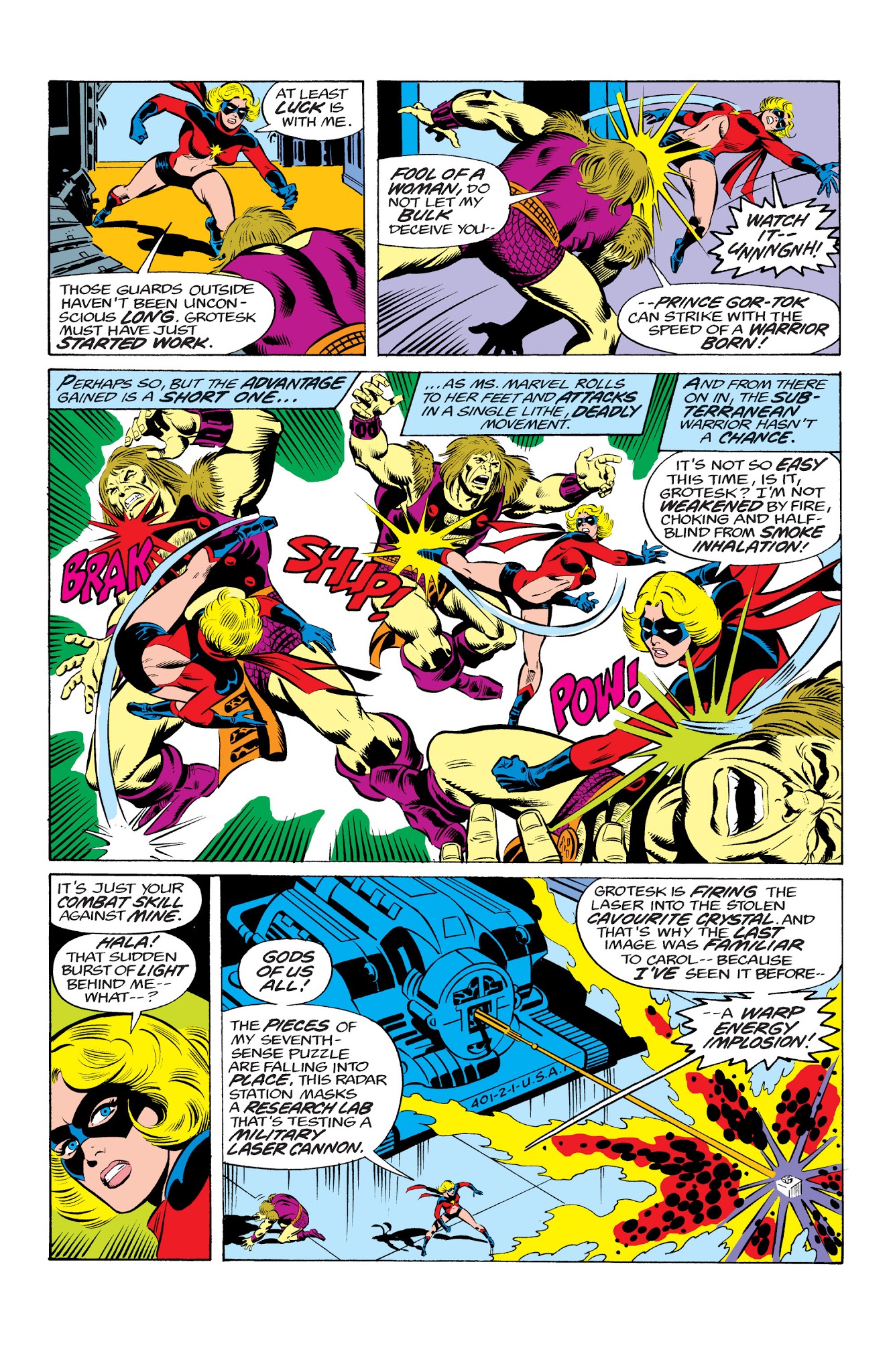 Read online Marvel Masterworks: Ms. Marvel comic -  Issue # TPB 1 - 144