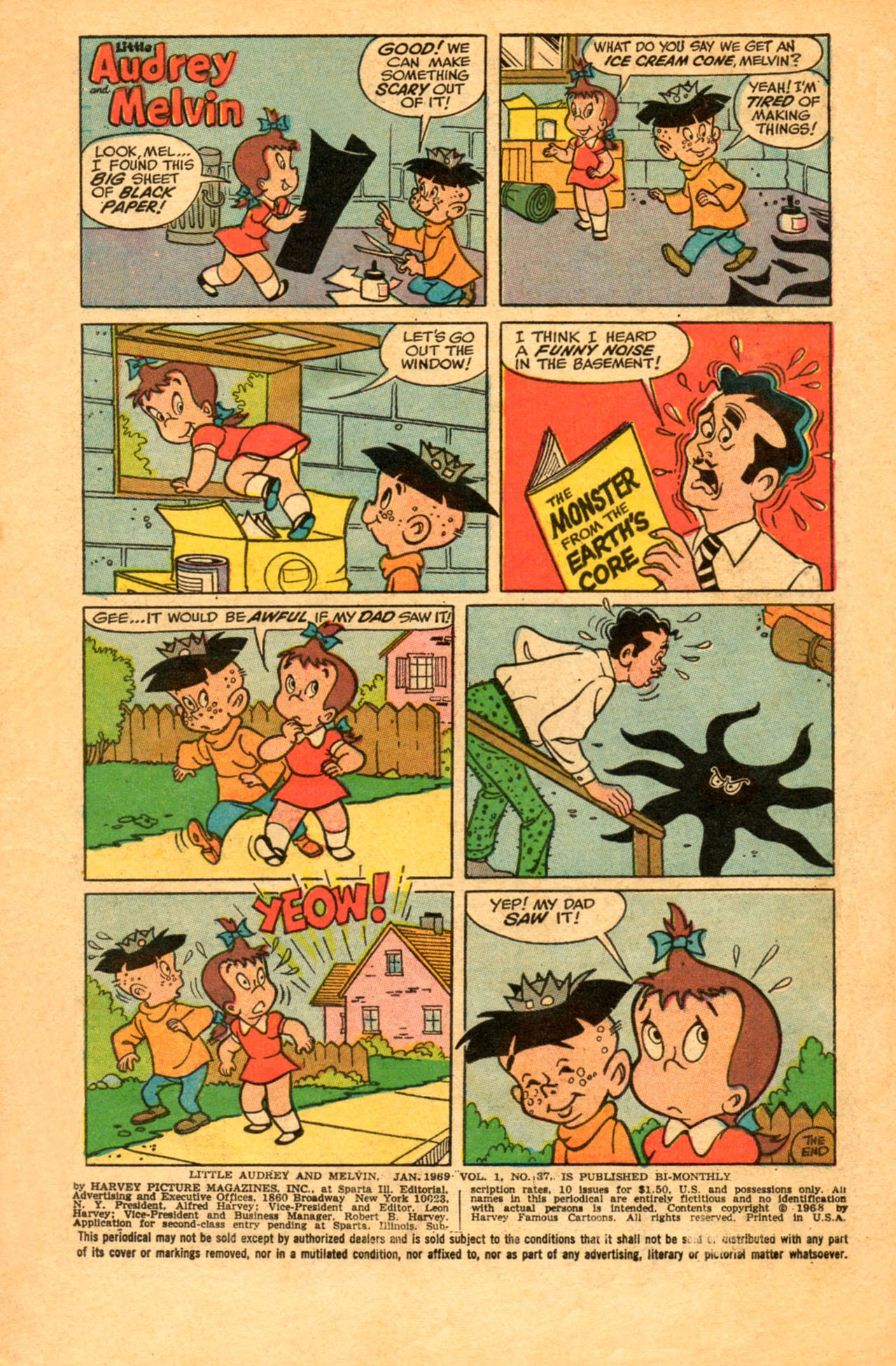 Read online Little Audrey And Melvin comic -  Issue #37 - 3