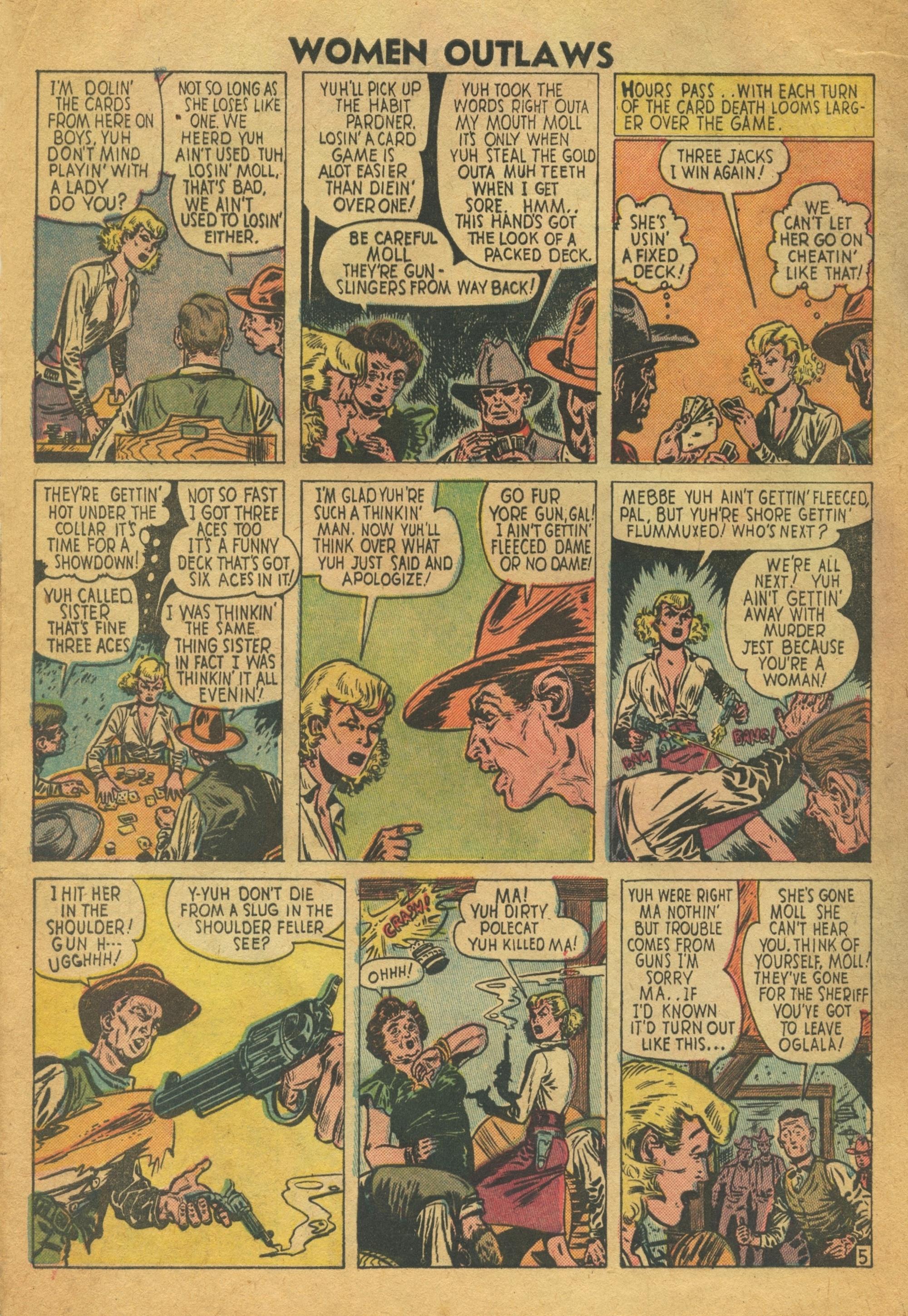 Read online Women Outlaws comic -  Issue #6 - 6