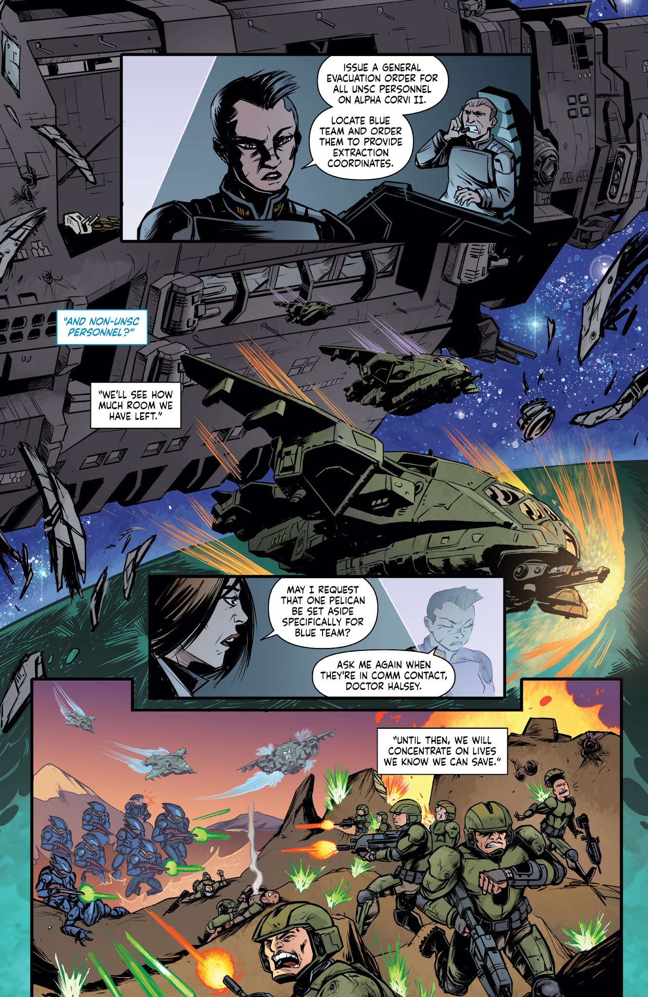 Read online Halo: Collateral Damage comic -  Issue #2 - 19