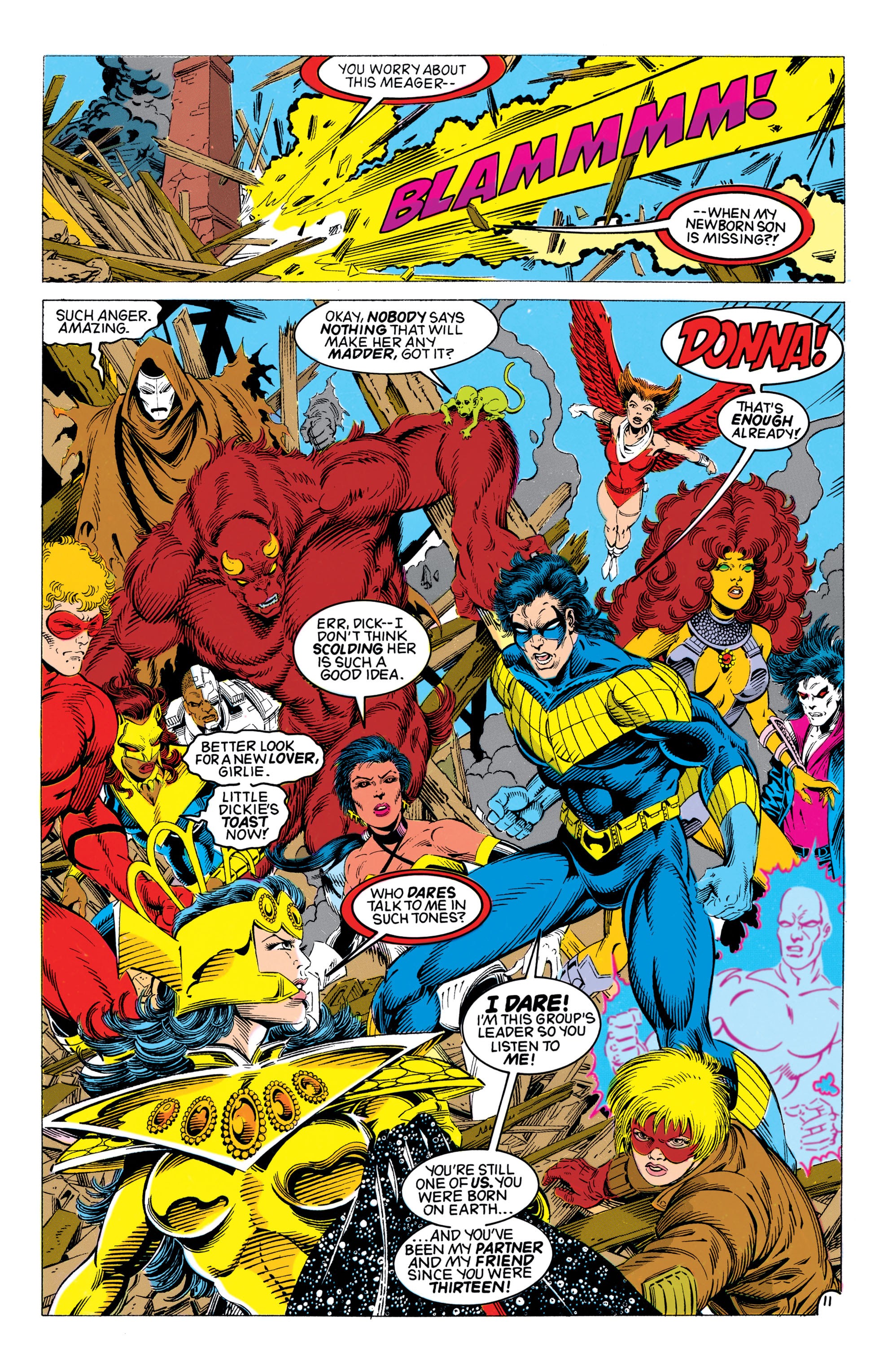 Read online The New Titans (1988) comic -  Issue #92 - 11