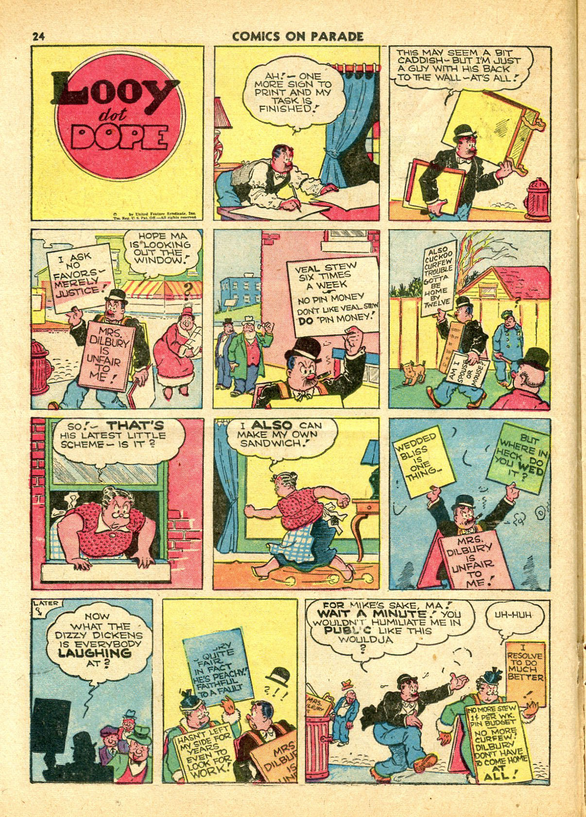 Read online Comics on Parade comic -  Issue #24 - 25